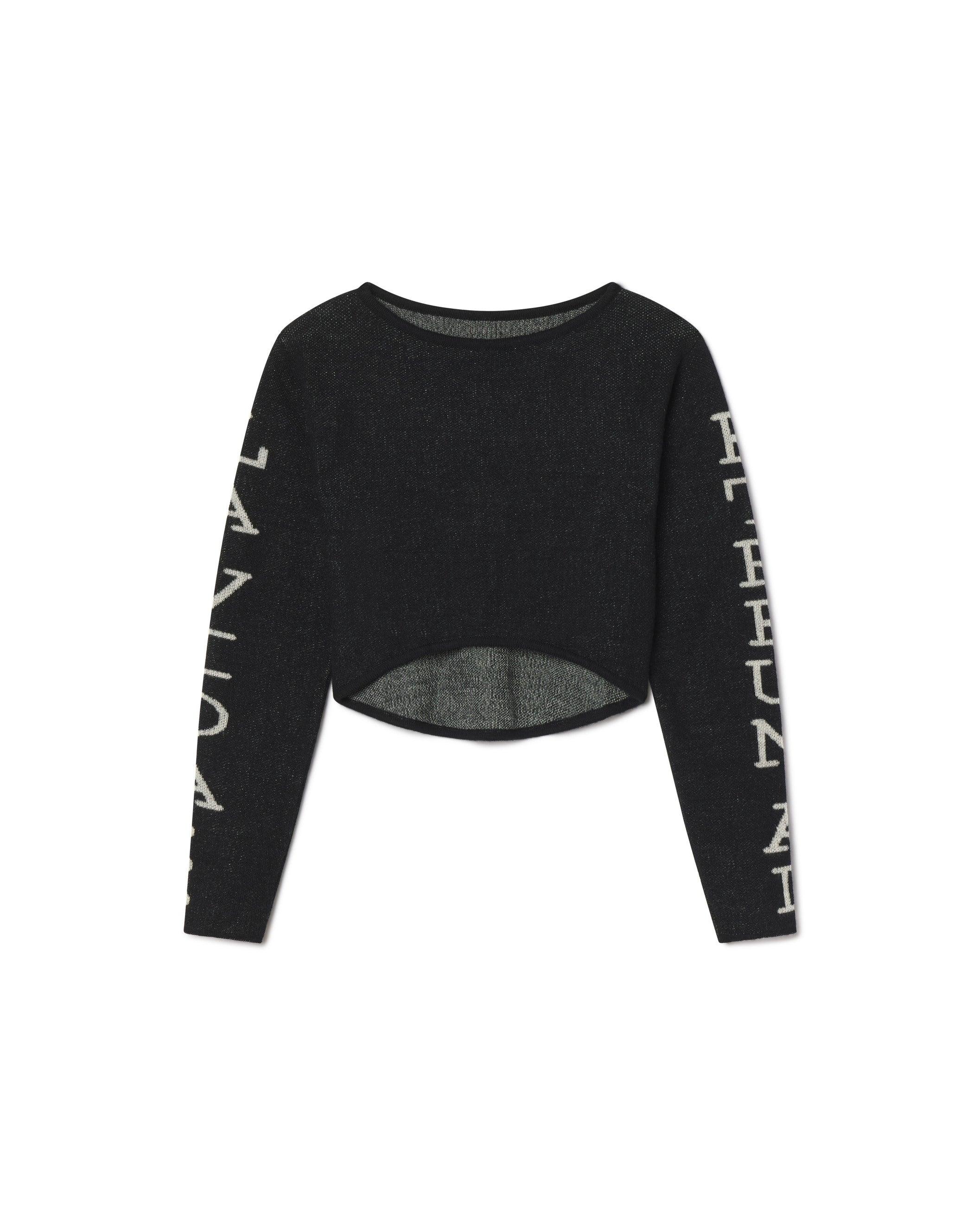 La Vida Knit Crop Onyx