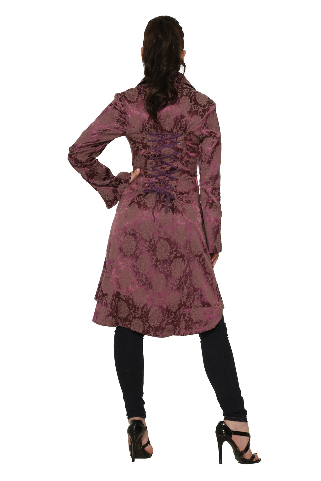 10193 Midnight Stroll Coat in Purple