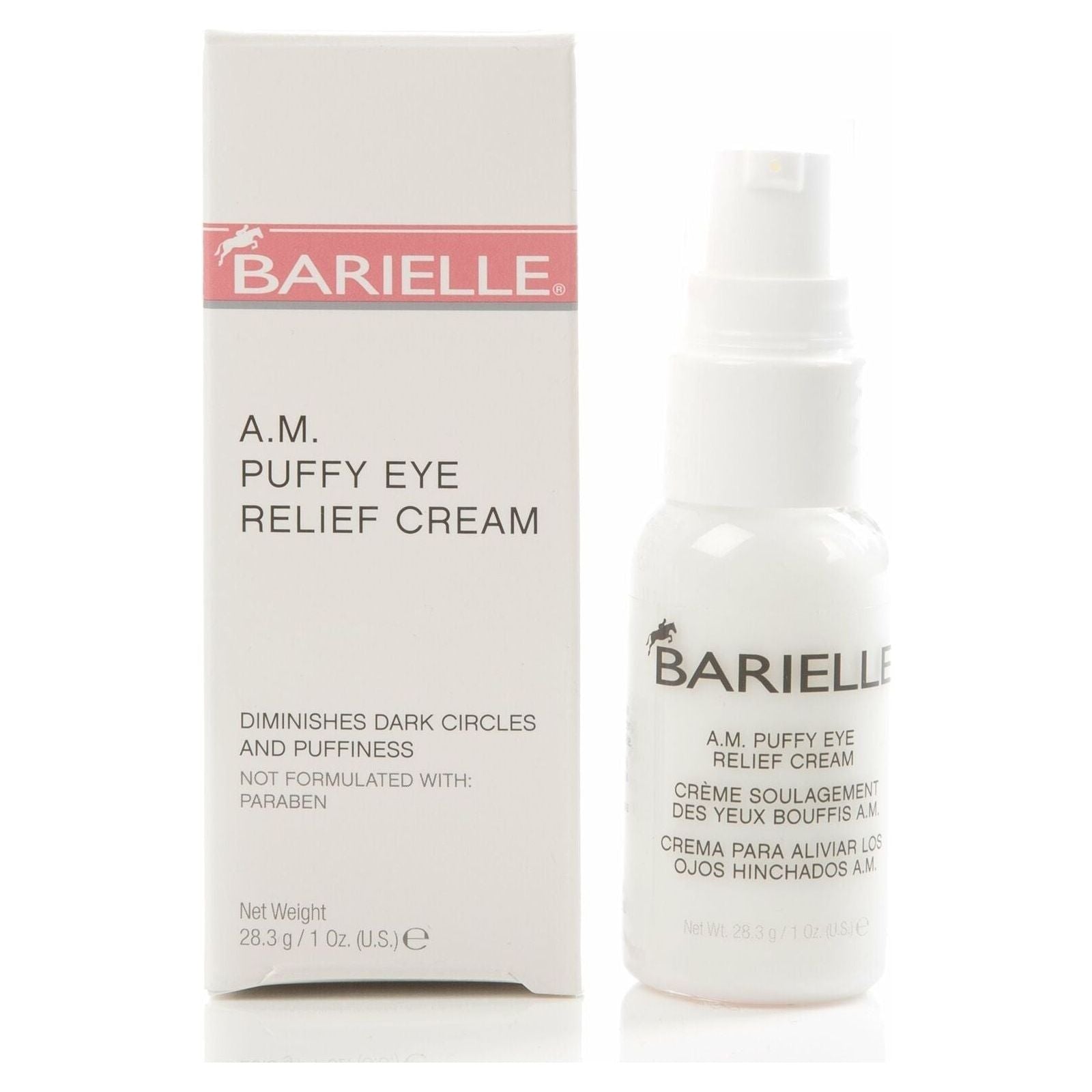 Barielle A.M. Puffy Eye Relief Cream, 1 Oz