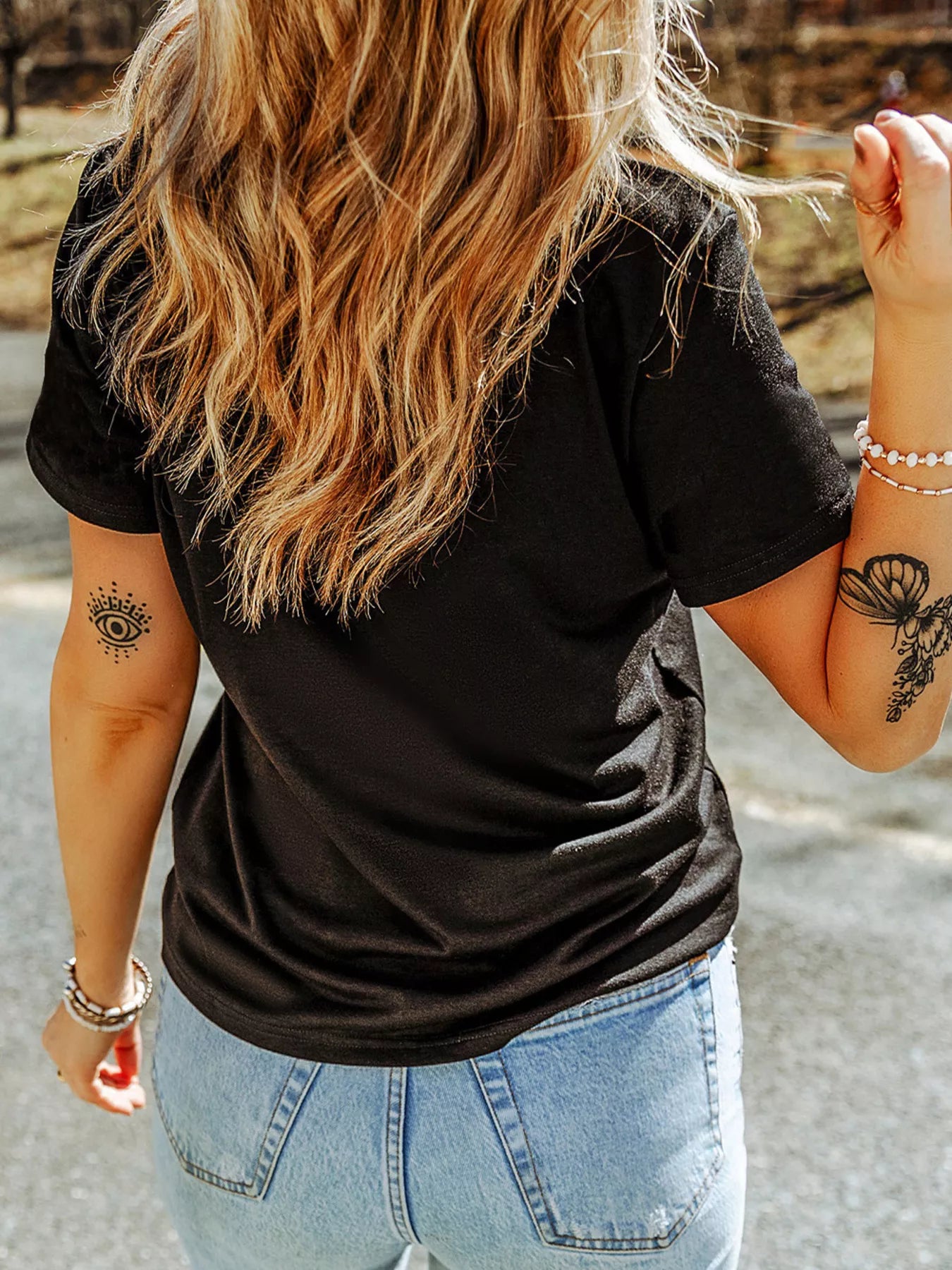 Halloween Ghost Boo Graphic Round Neck T Shirt