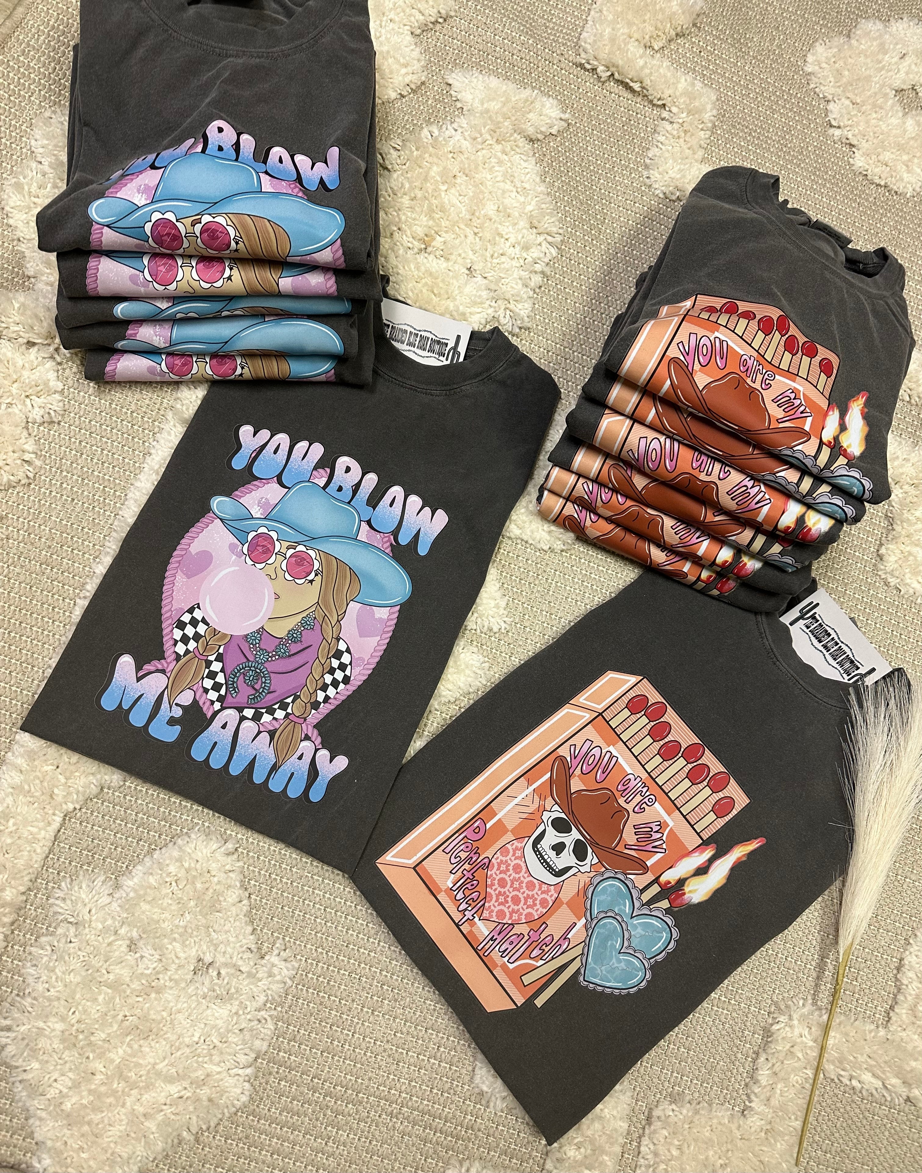 You blow me away graphic tee - Comfort Colors