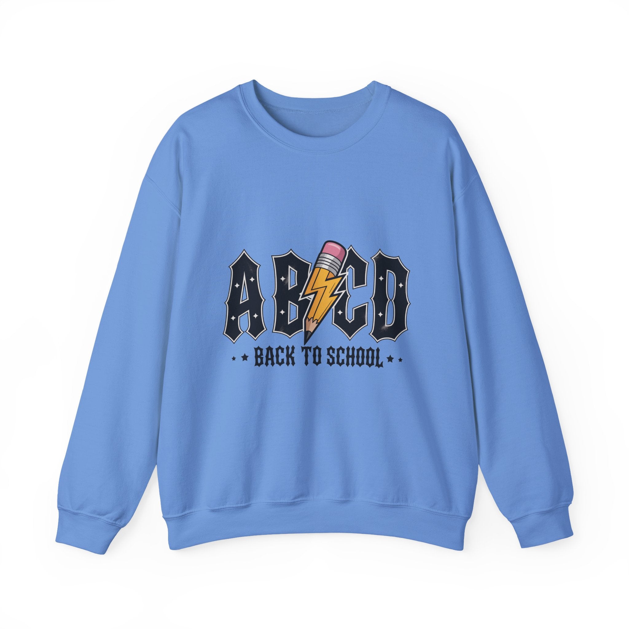 Back to School Crewneck Sweatshirt, Unisex Sweatshirt, Lightweight Sweater, School Apparel, Teacher Gift, Trendy Fashion
