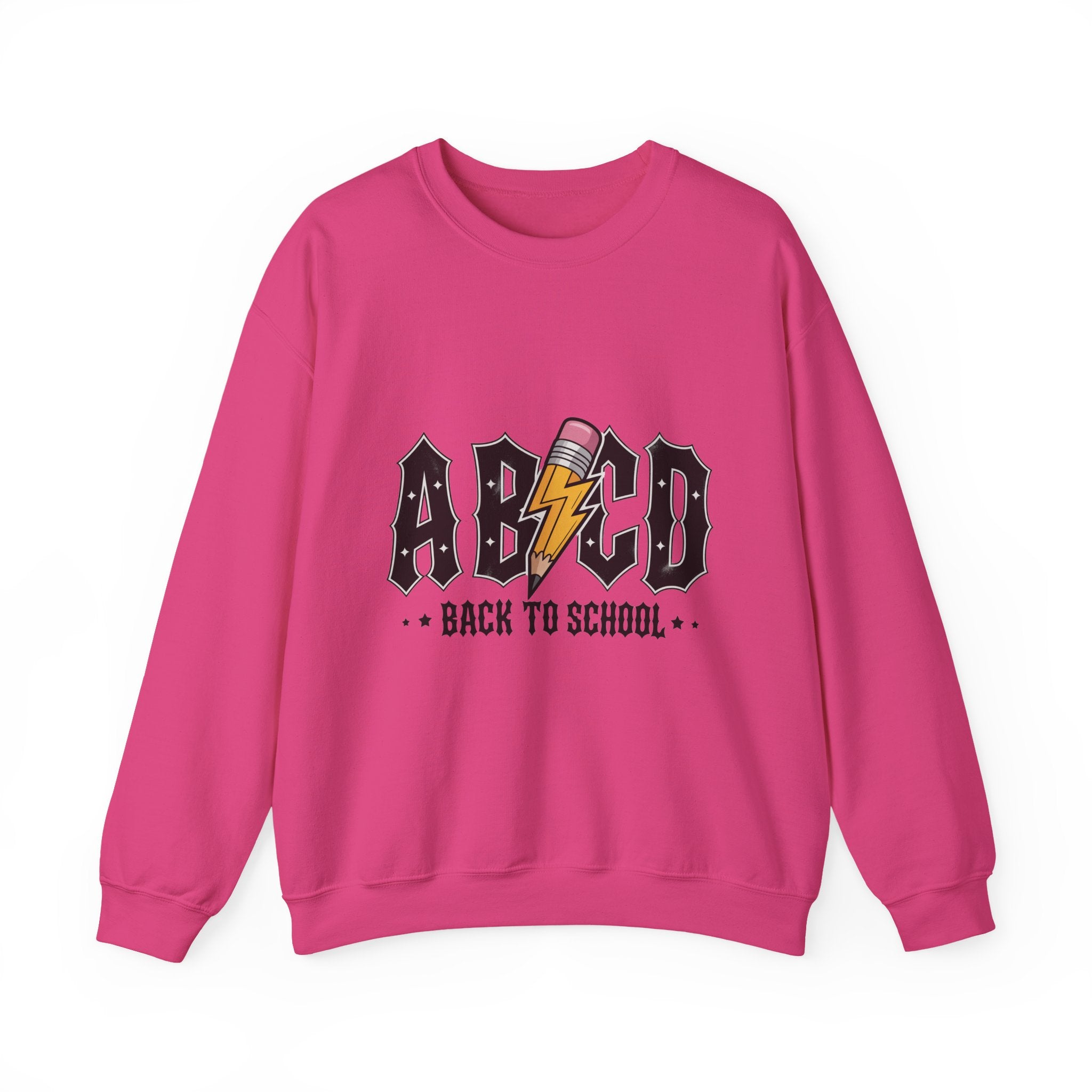 Back to School Crewneck Sweatshirt, Unisex Sweatshirt, Lightweight Sweater, School Apparel, Teacher Gift, Trendy Fashion