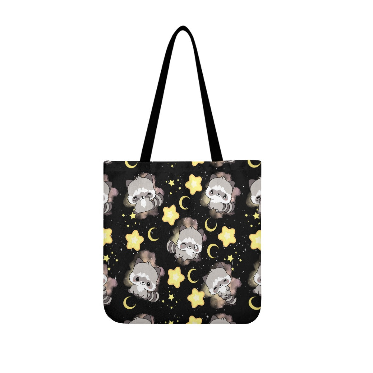Celestial Raccoon Cloth Tote Bag