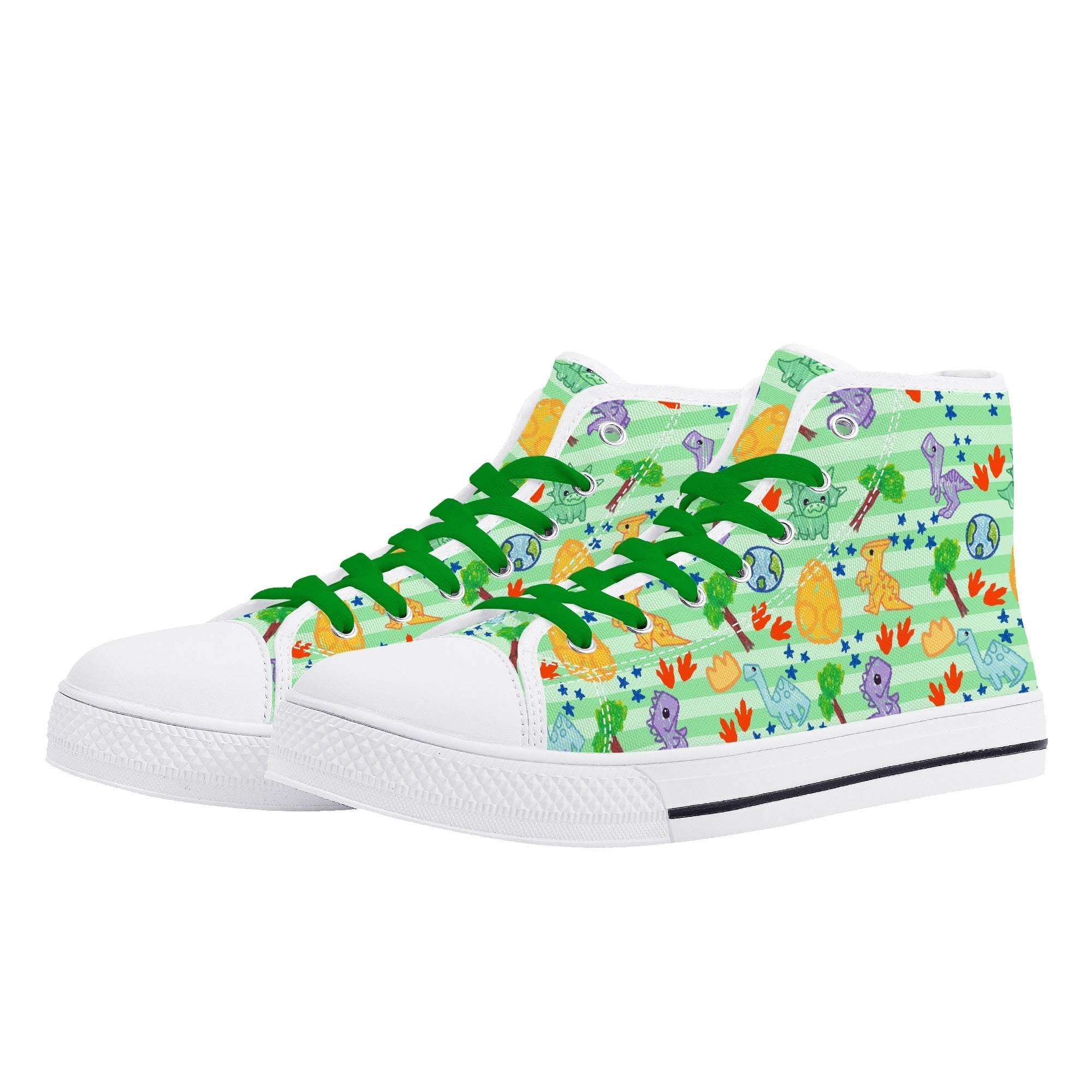 Dino Doodles Unisex High Tops