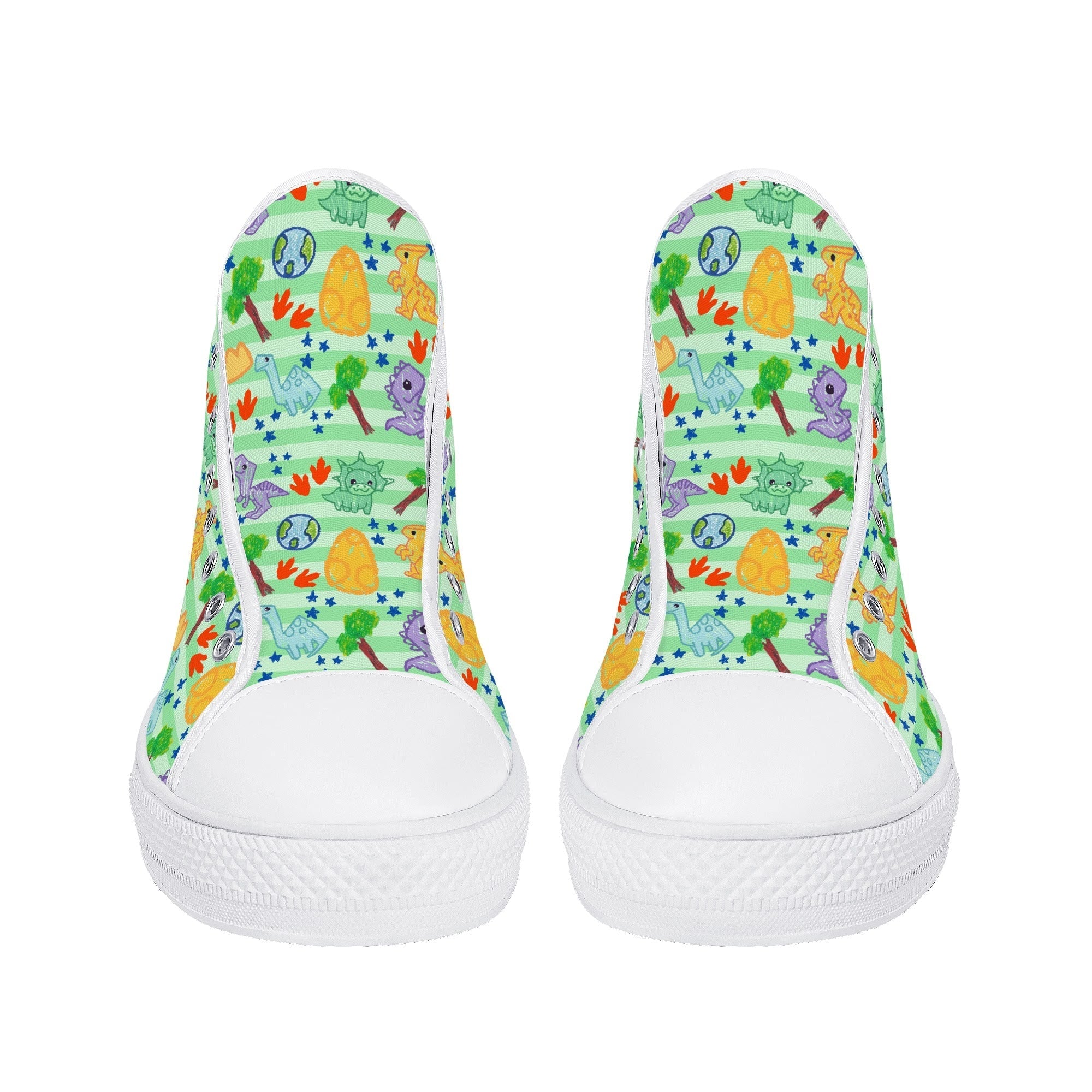 Dino Doodles Unisex High Tops