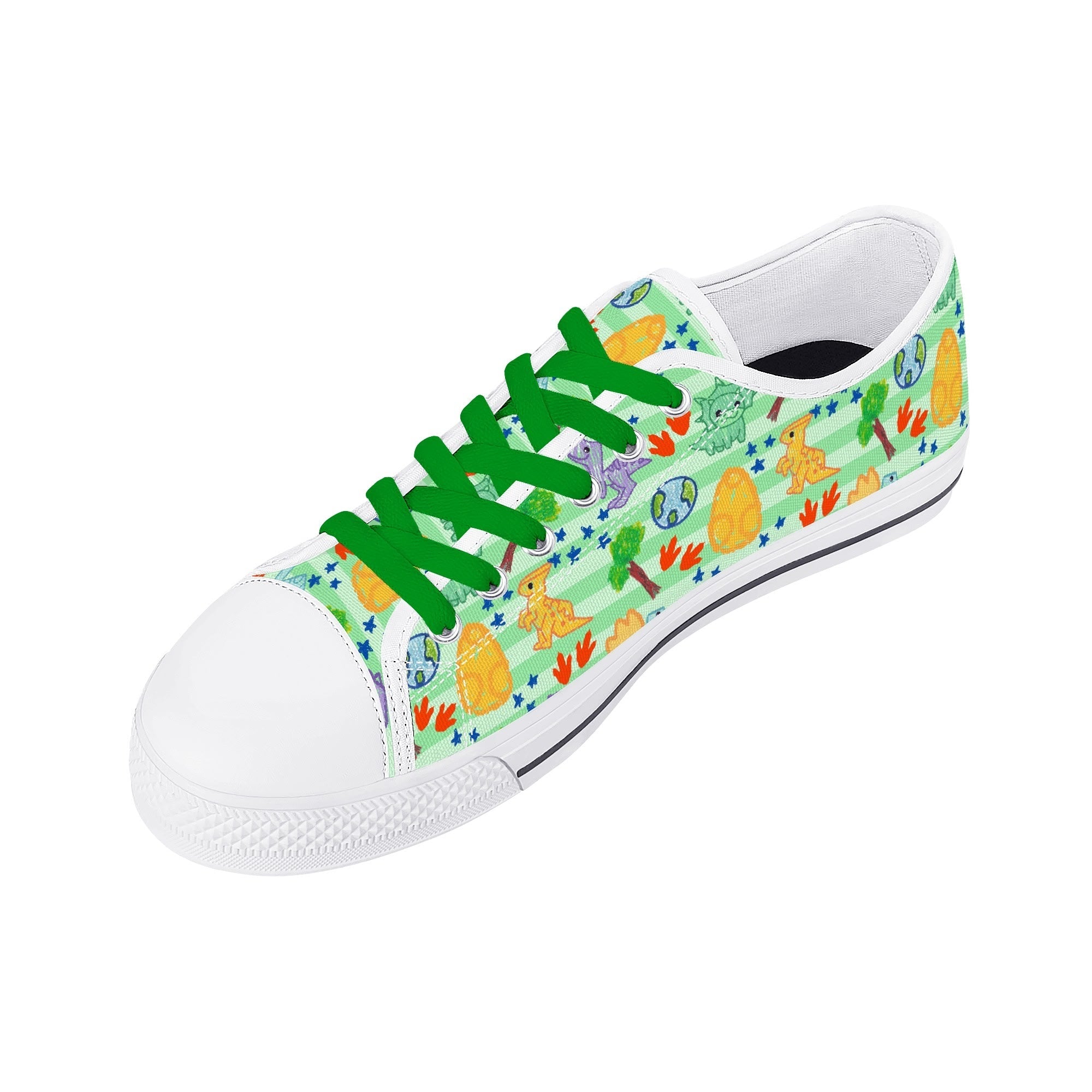 Dino Doodles Unisex Low Tops