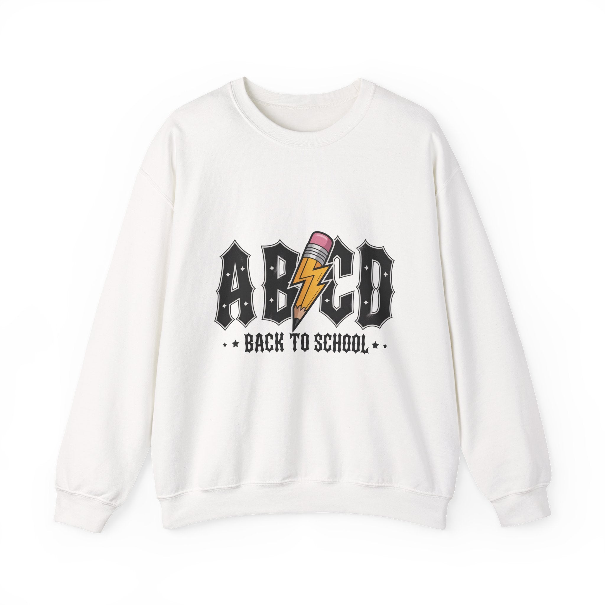 Back to School Crewneck Sweatshirt, Unisex Sweatshirt, Lightweight Sweater, School Apparel, Teacher Gift, Trendy Fashion