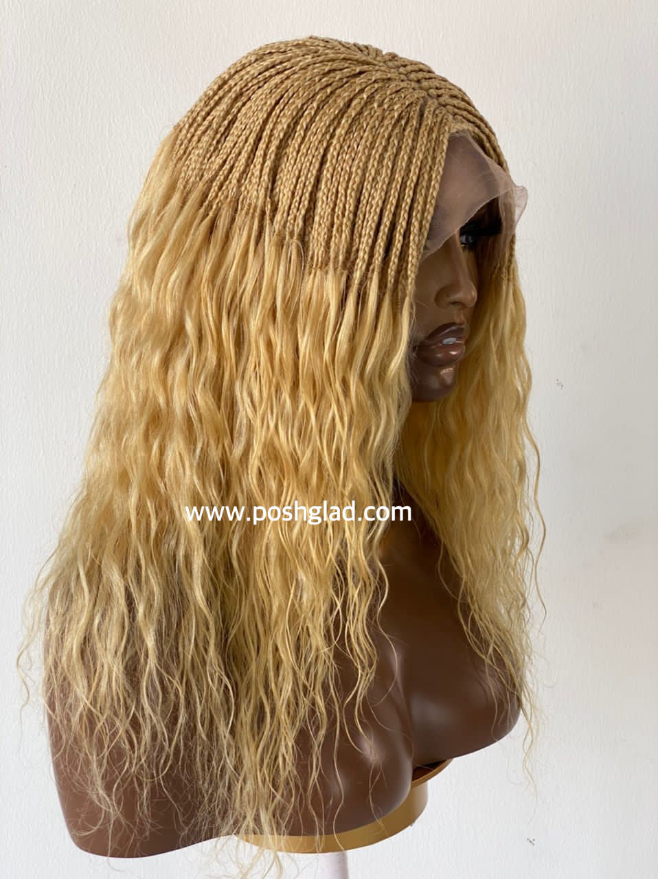 100% Human Hair Deep Wave Wig "HD Full Lace" (Blondiva)