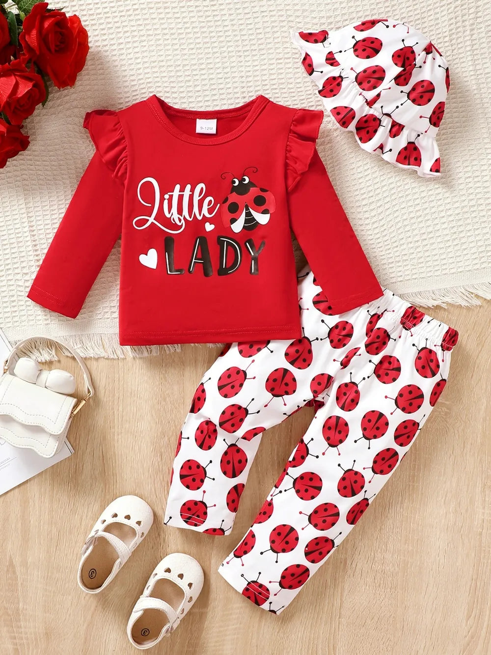 Children's Cartoon Top and Pants Set