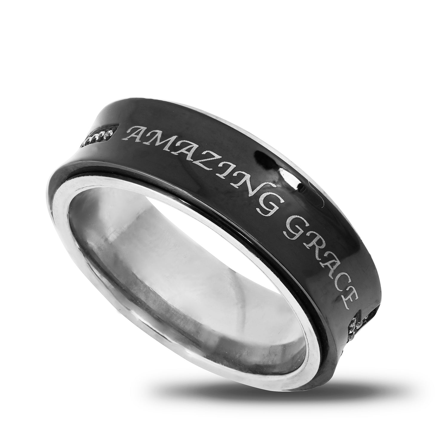 Black Spinner Ring
