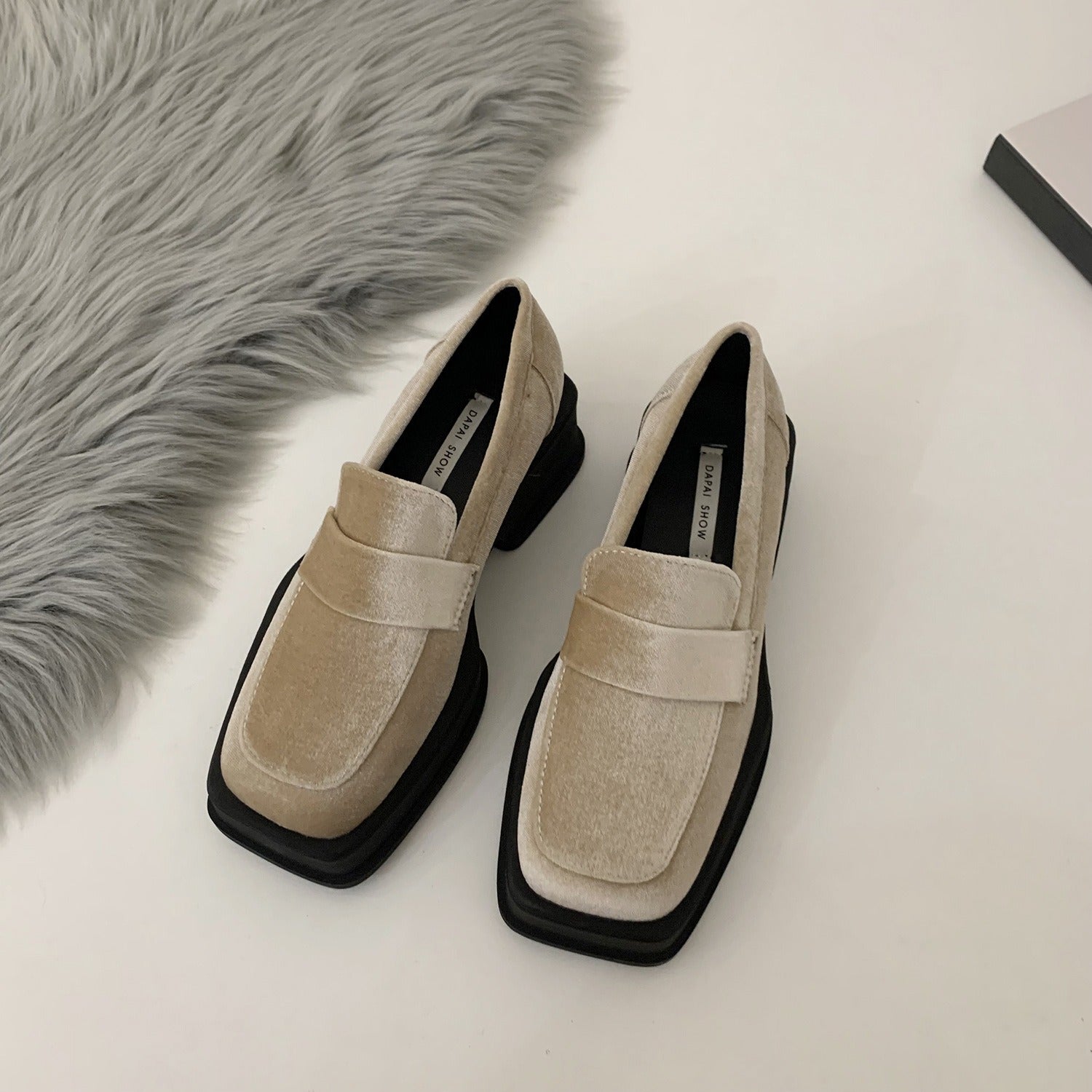 Chunky Platform Suede Casual Women Shoes