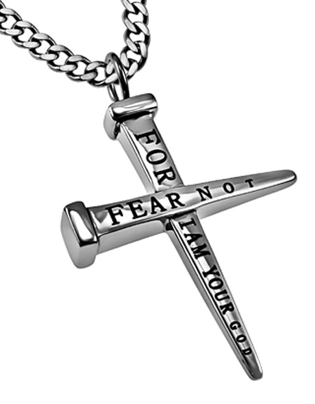 2 Nail Cross Necklace