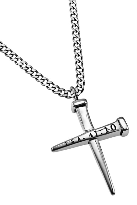 2 Nail Cross Necklace