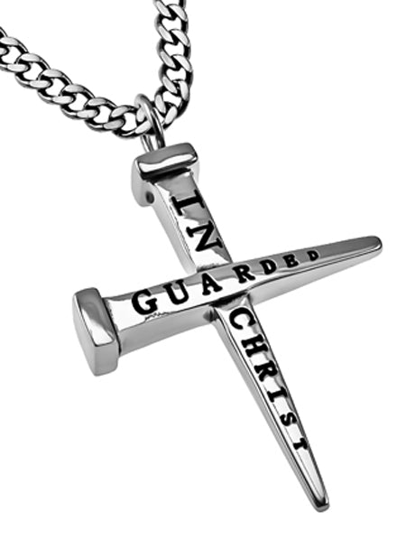 2 Nail Cross Necklace