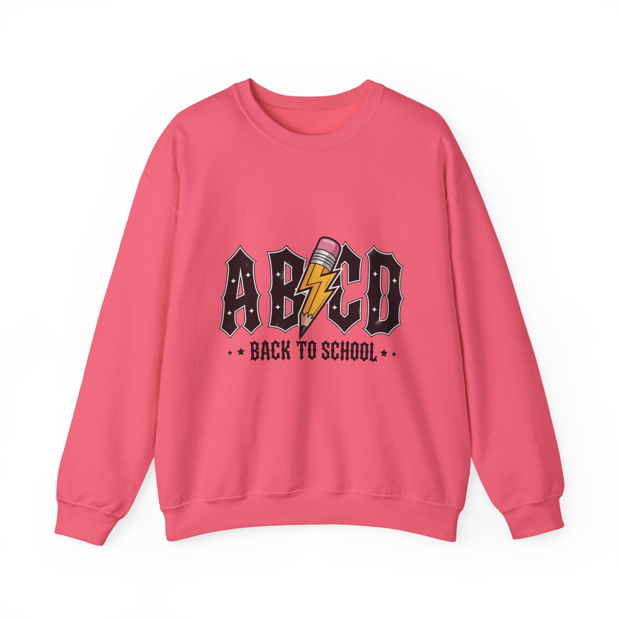 Back to School Crewneck Sweatshirt, Unisex Sweatshirt, Lightweight Sweater, School Apparel, Teacher Gift, Trendy Fashion