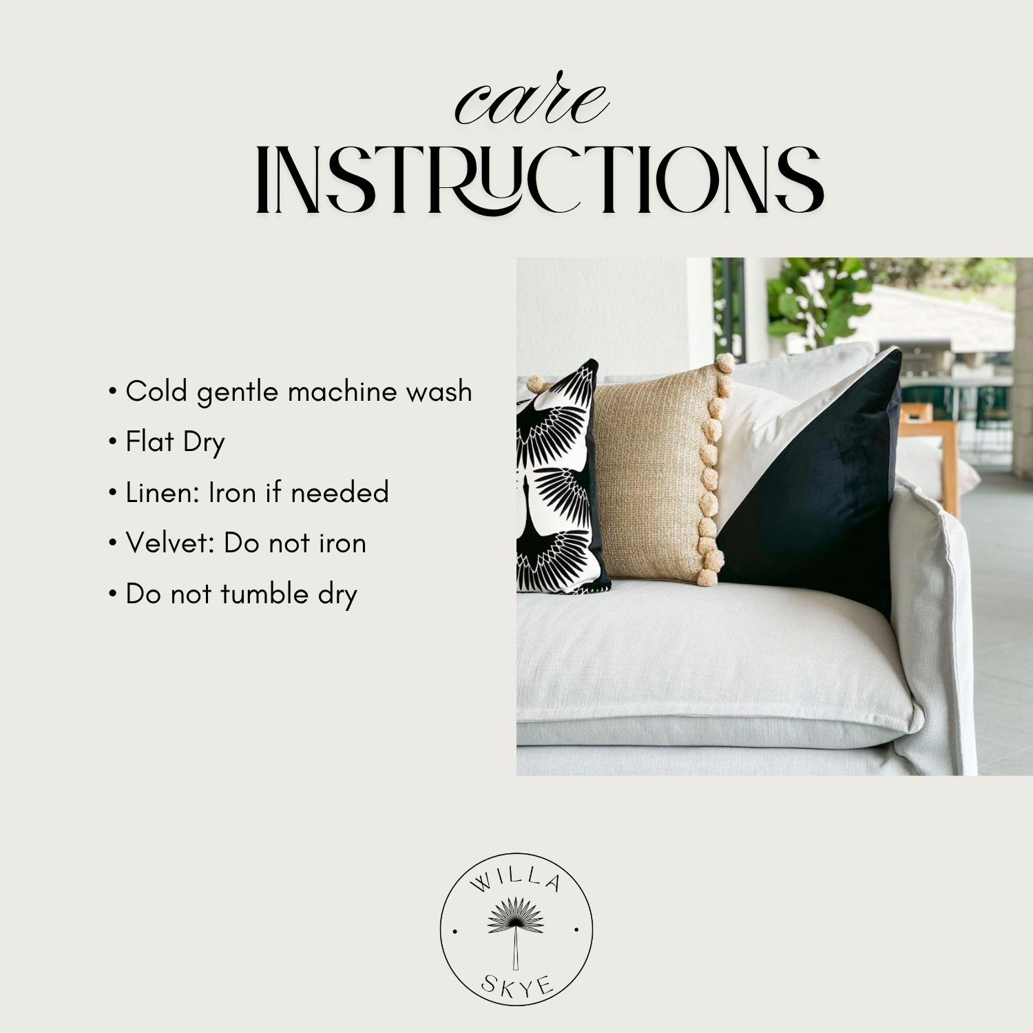 Plush Velvet Pillow Cover - Salmon