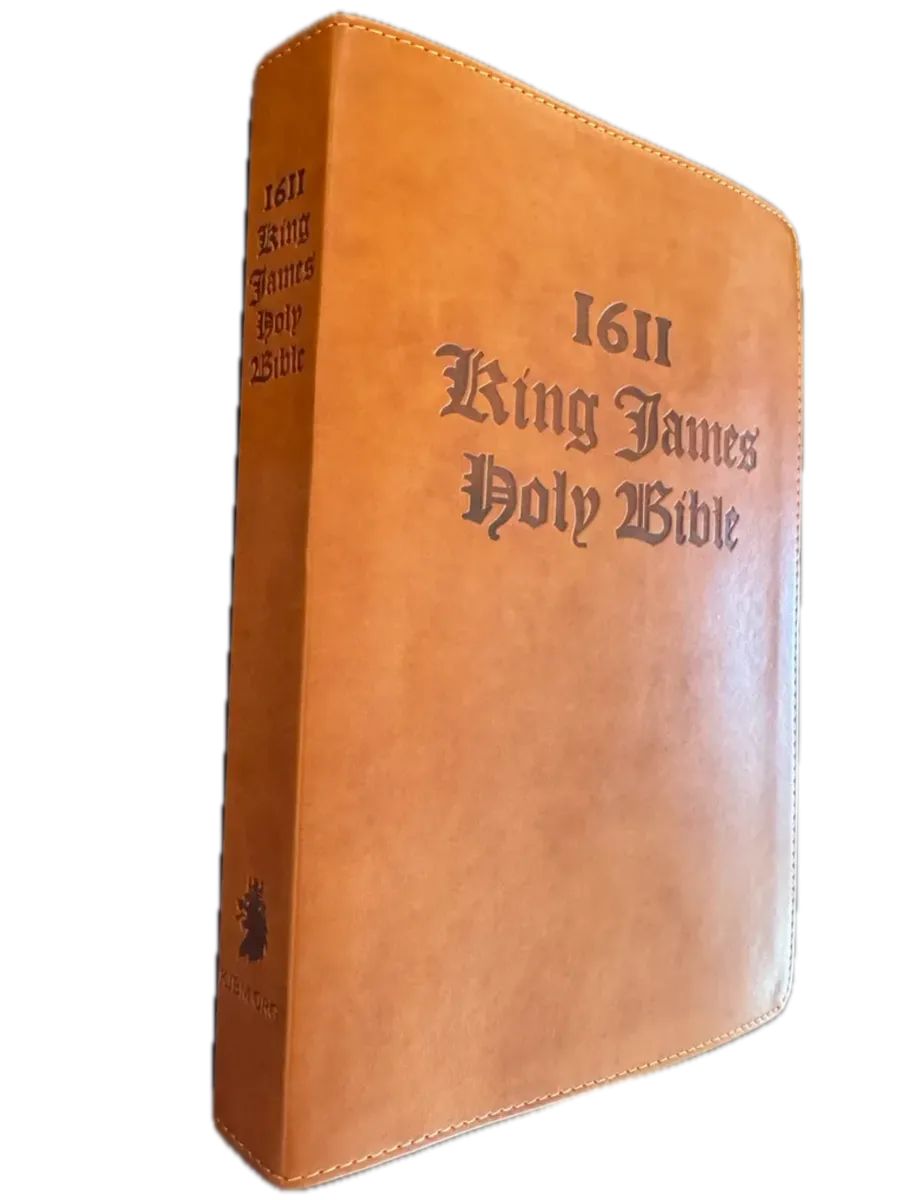 1611 King James Bible - Tan