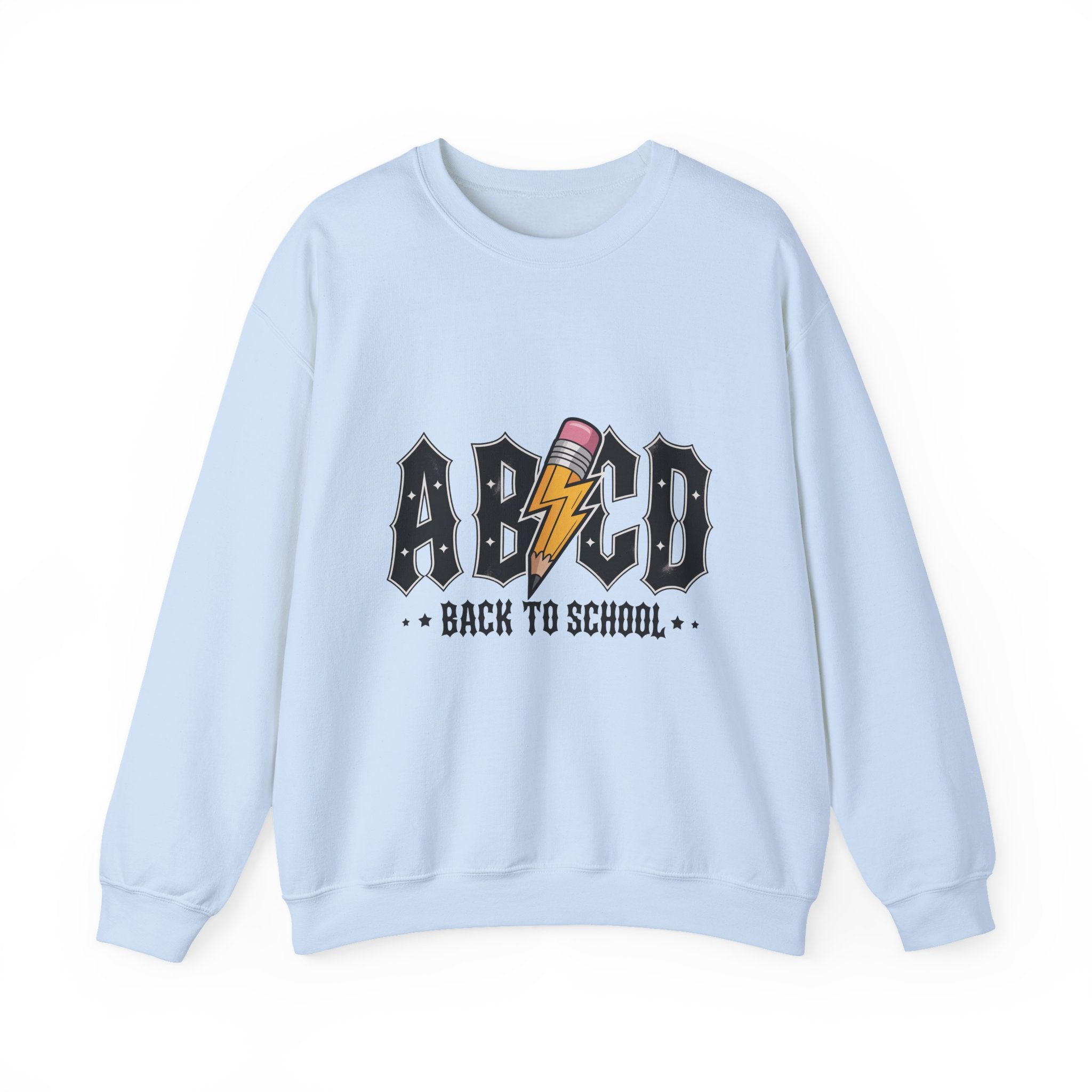 Back to School Crewneck Sweatshirt, Unisex Sweatshirt, Lightweight Sweater, School Apparel, Teacher Gift, Trendy Fashion