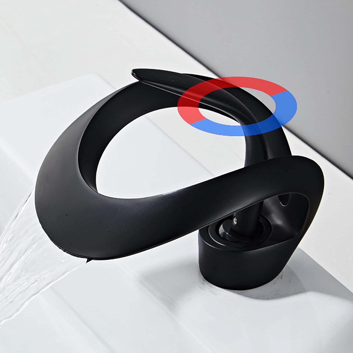 The Versailles Single-Hole, Single-Handle Luxury Waterfall Bathroom Faucet