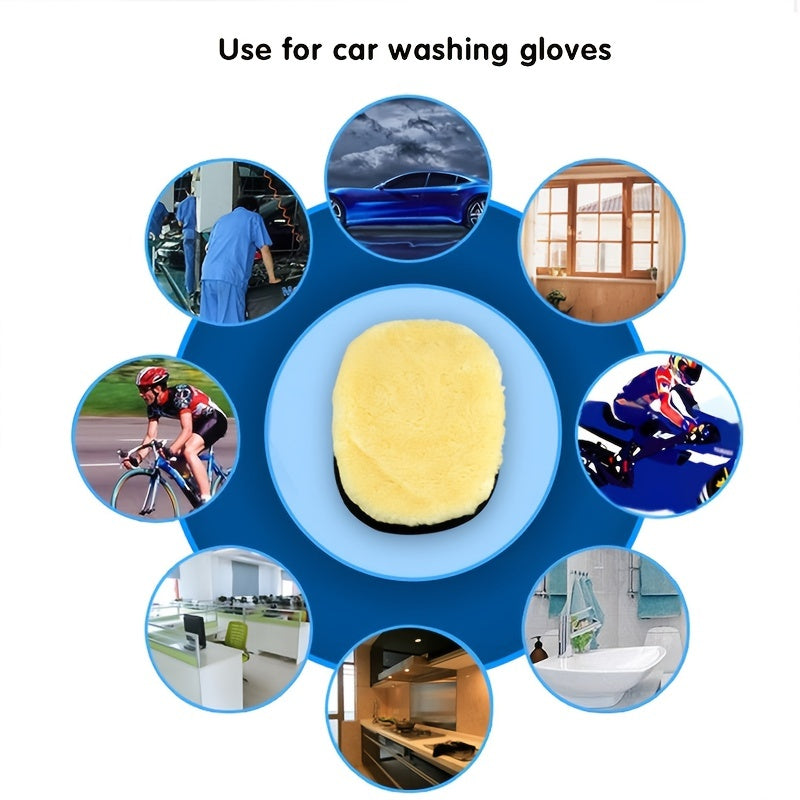 Car Brush Cleaner - Soft Gloves for Car Cleaning, 15*24cm