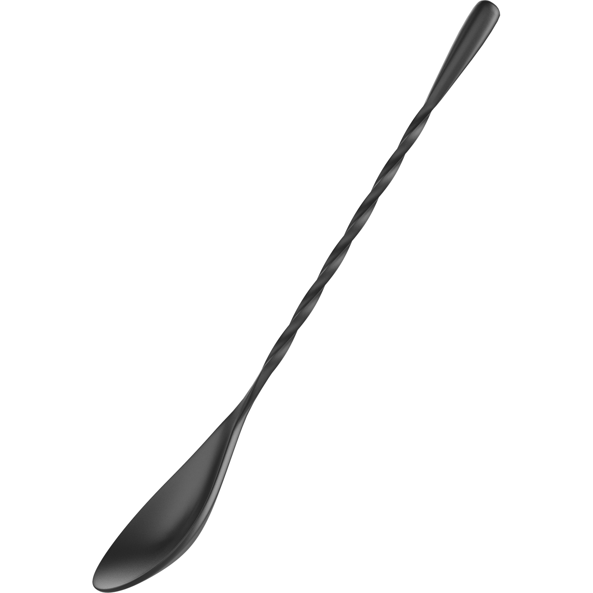 COCKTAILIER 7" Bar Spoon - Right Twist - Black
