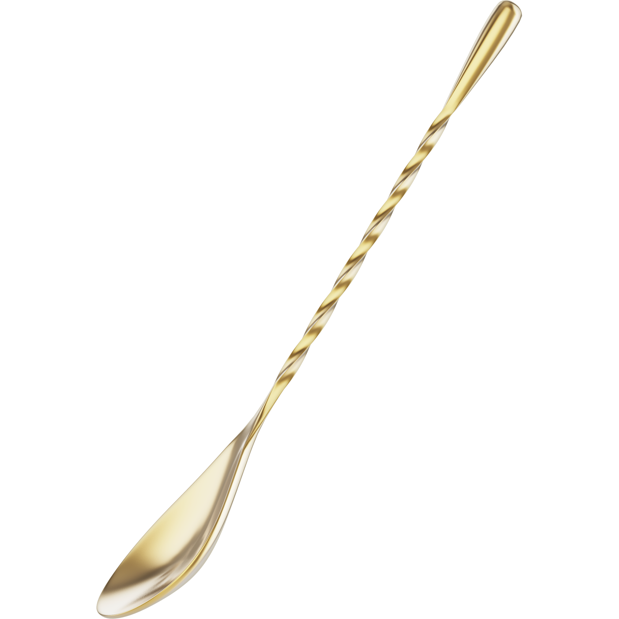 COCKTAILIER 7" Bar Spoon - Right Twist - Gold