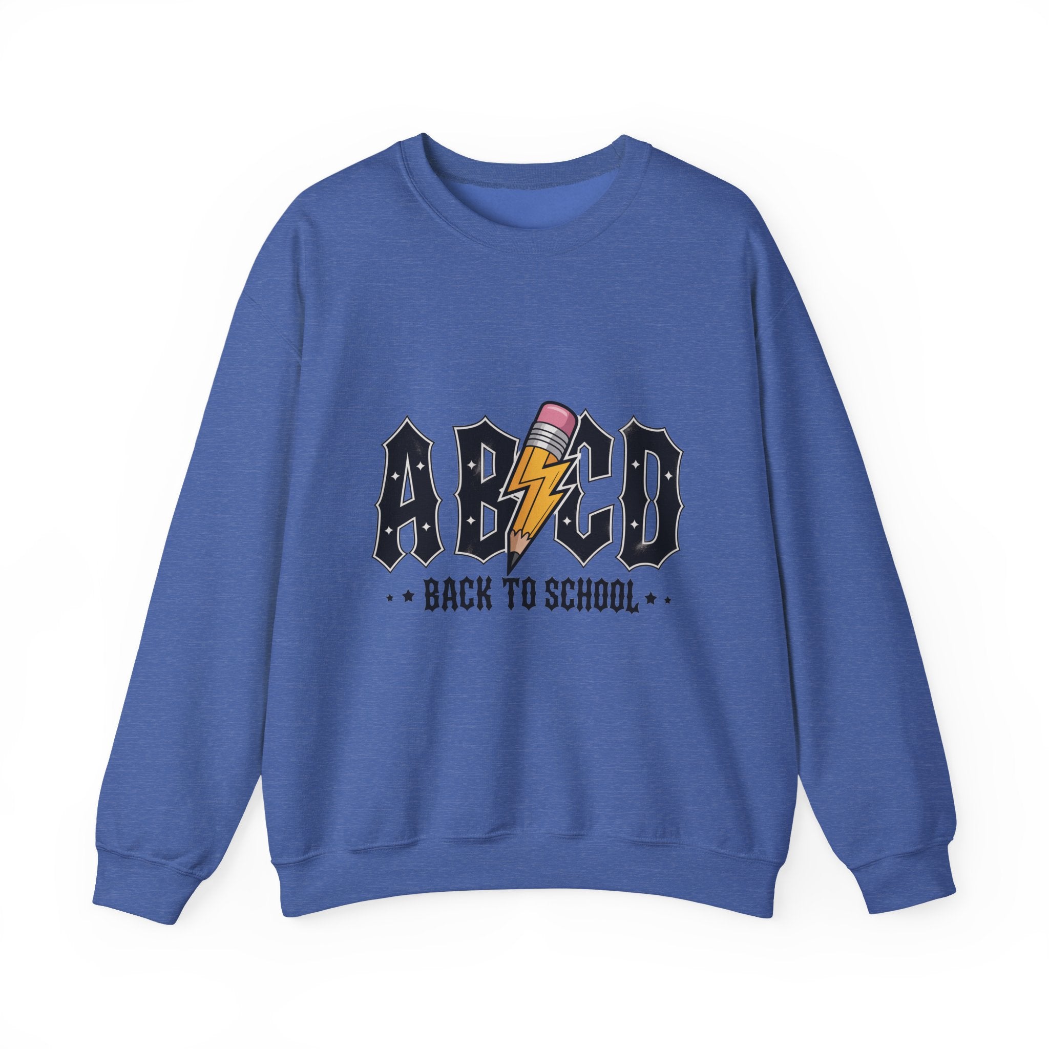 Back to School Crewneck Sweatshirt, Unisex Sweatshirt, Lightweight Sweater, School Apparel, Teacher Gift, Trendy Fashion