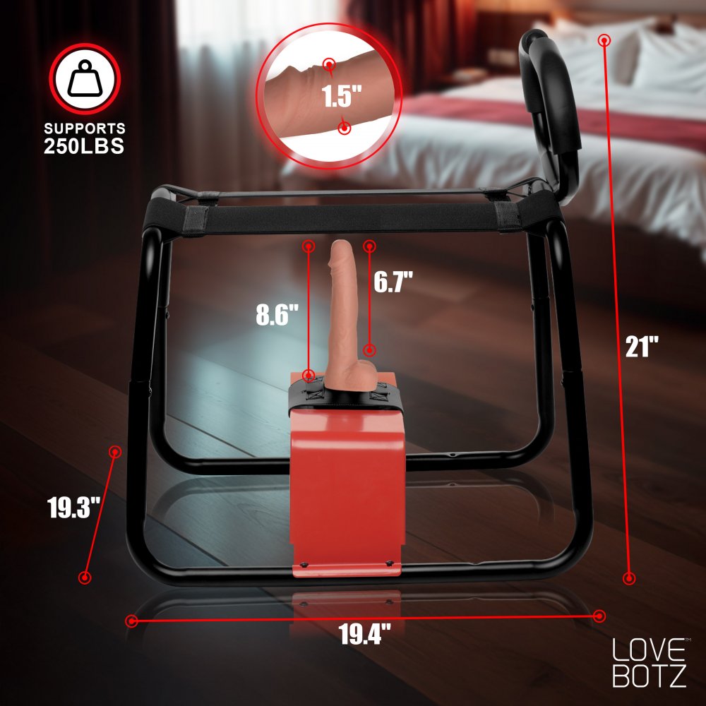 Bangin' Bench with Thrusting and Vibrating Dildo