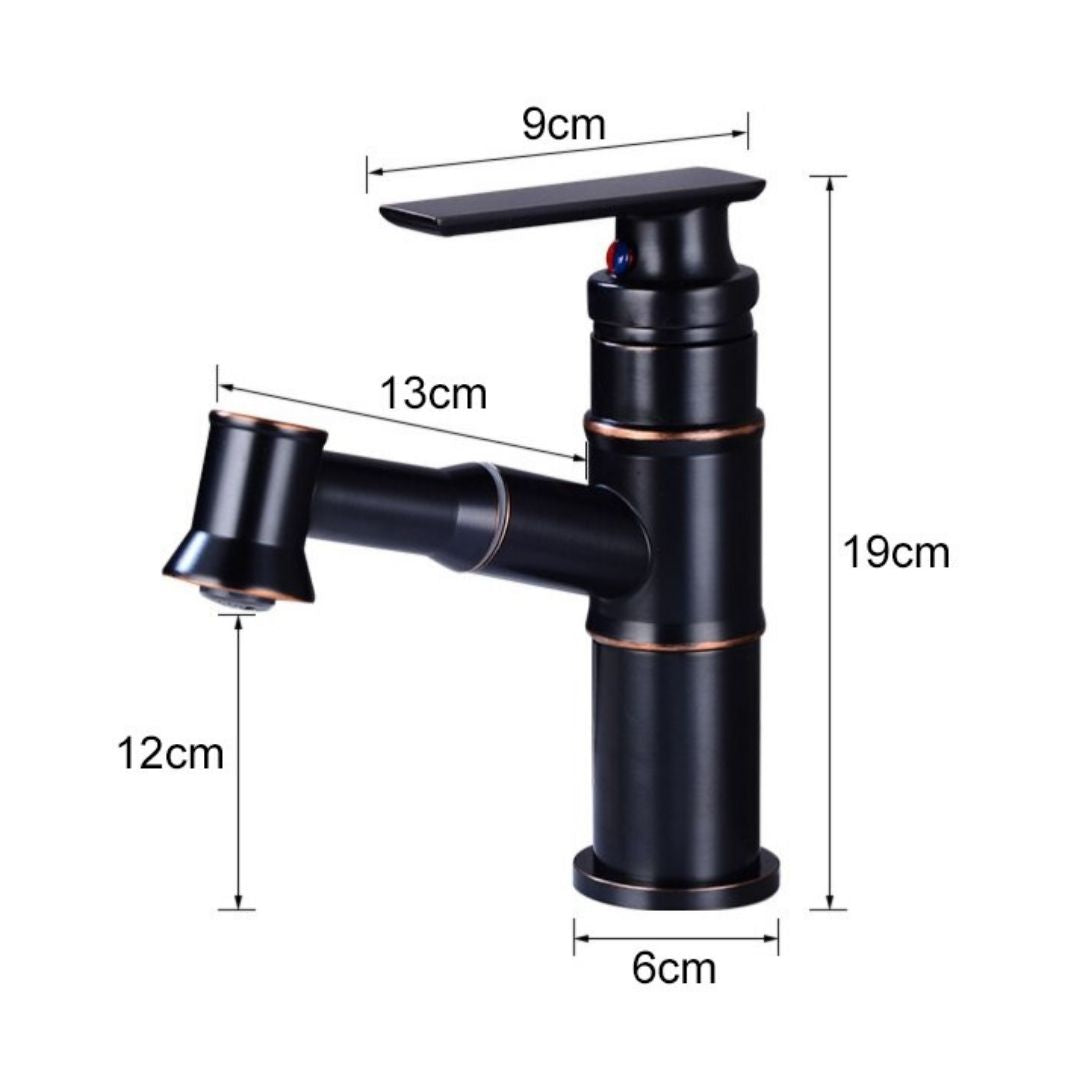 Langfoss Pull-Out Single-Hole Bathroom Faucet