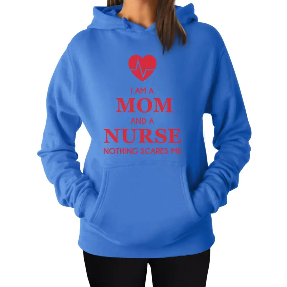 Tstars Nurse Sweatshirt Hoodies for Women Funny Gifts for Nurses Nursing School Hoodie Medium California Blue