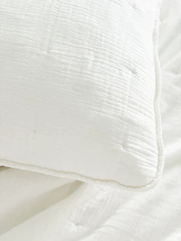 Easy Cotton Gauze Quilt & Pillow Set