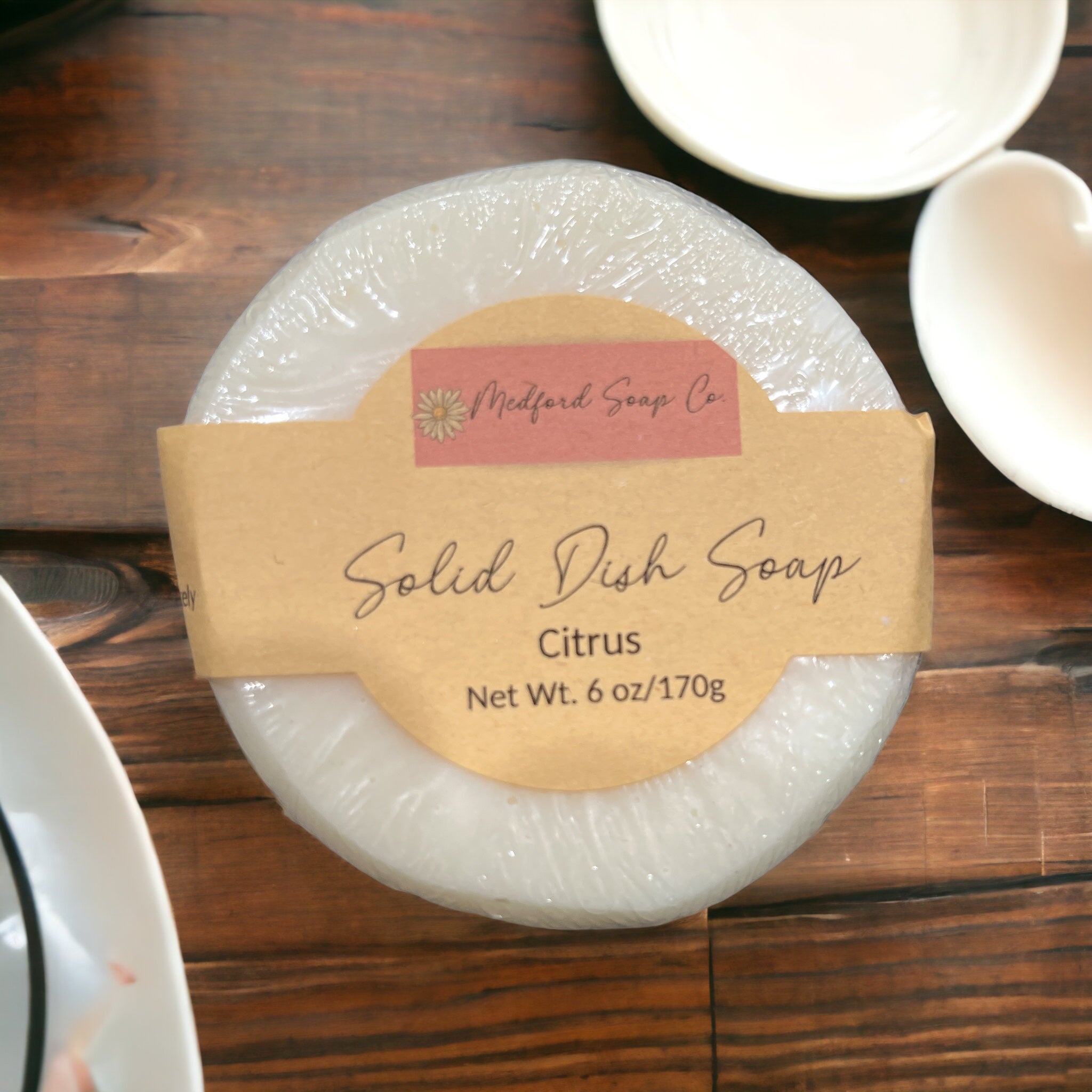 Solid Dish Soap (Citrus)