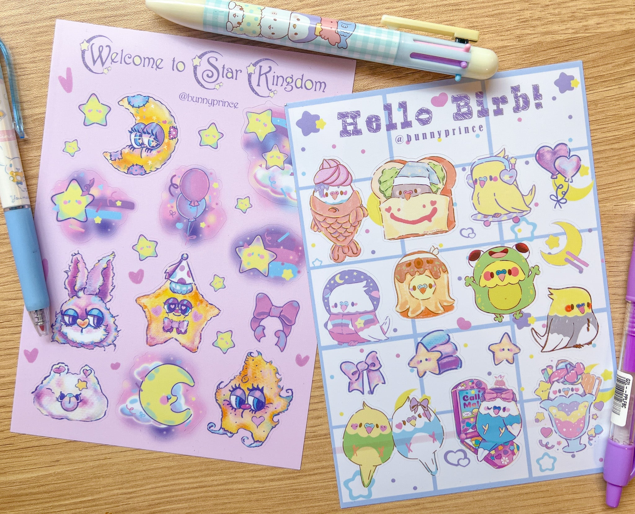 Hello Birb! Sticker Sheet