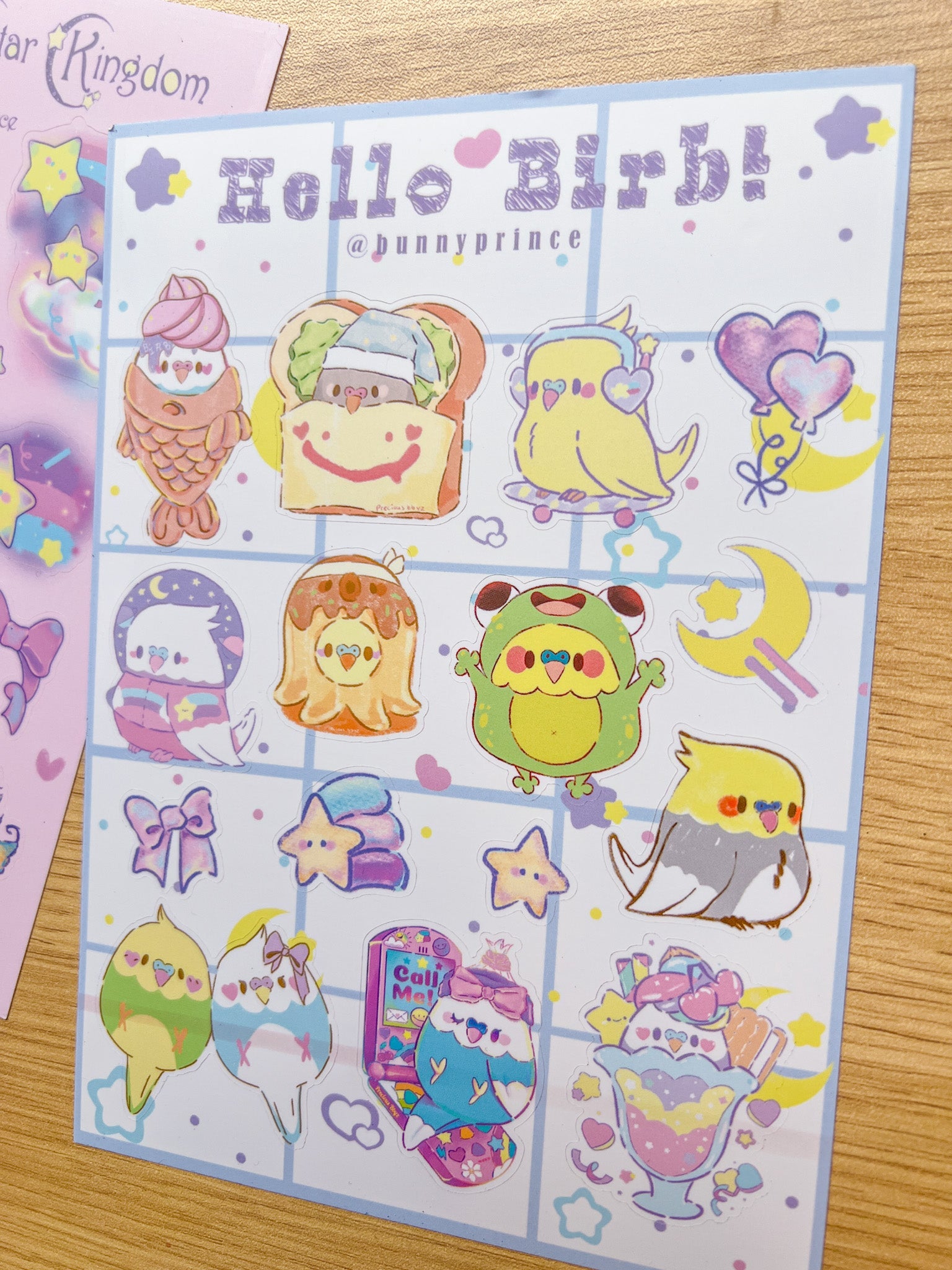Hello Birb! Sticker Sheet