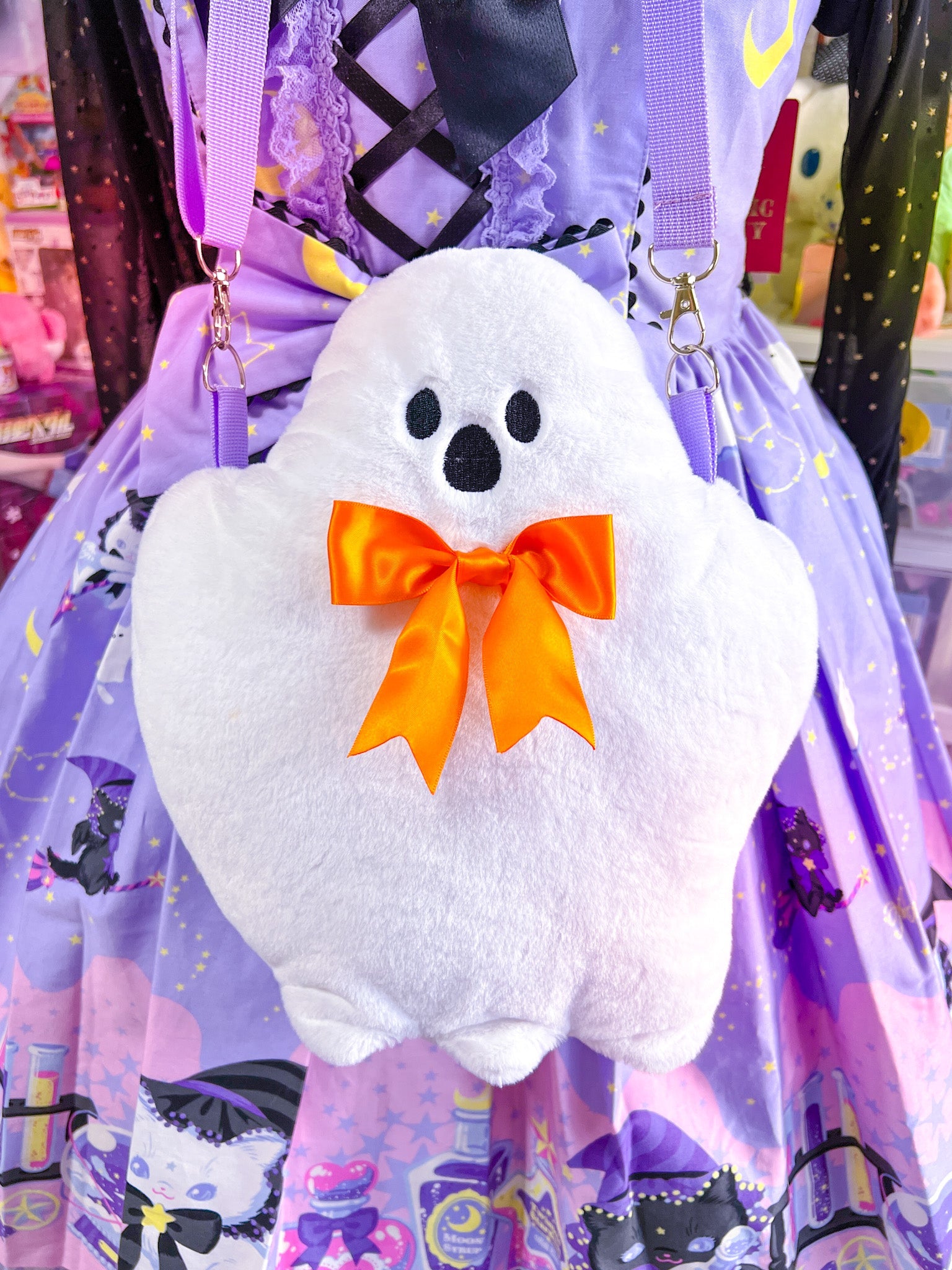 Fluffy Phantom Plush Purse