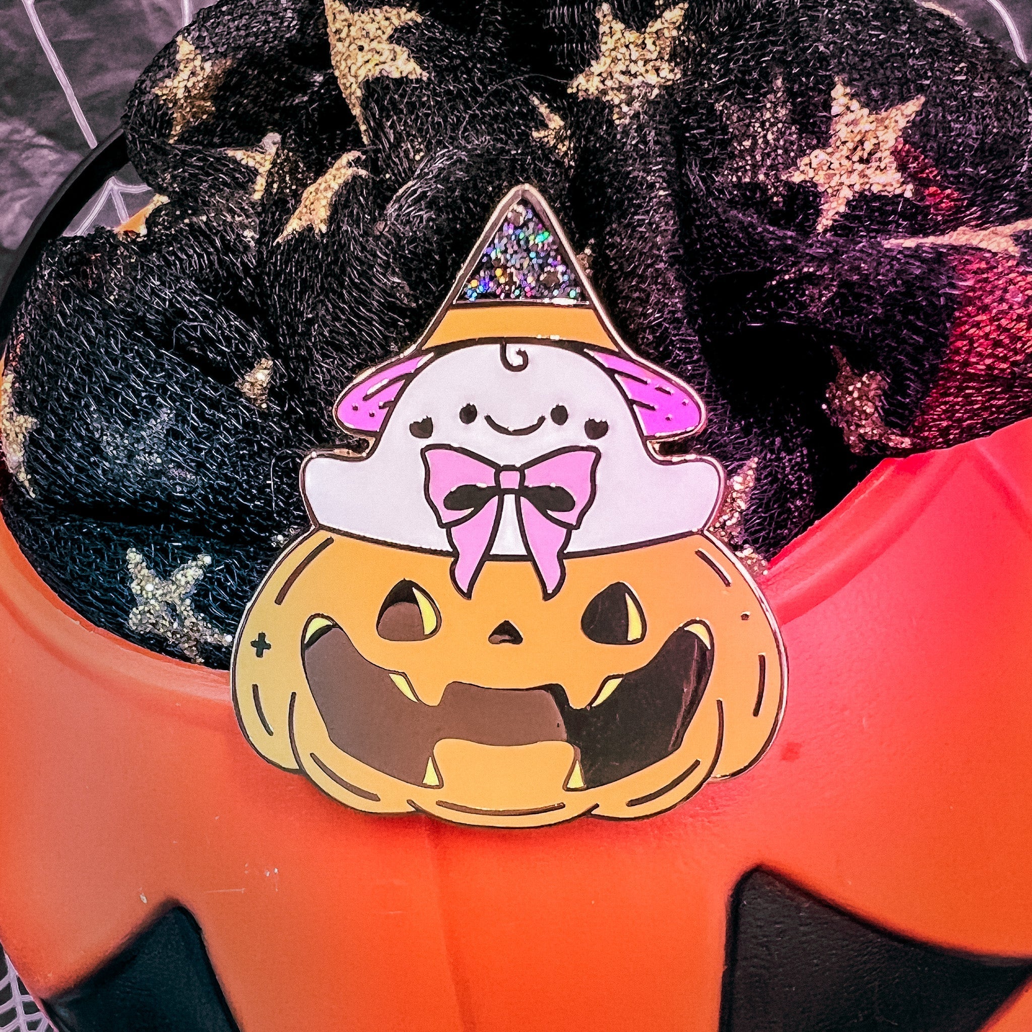 Ghost O' Lantern Hard Enamel Pin