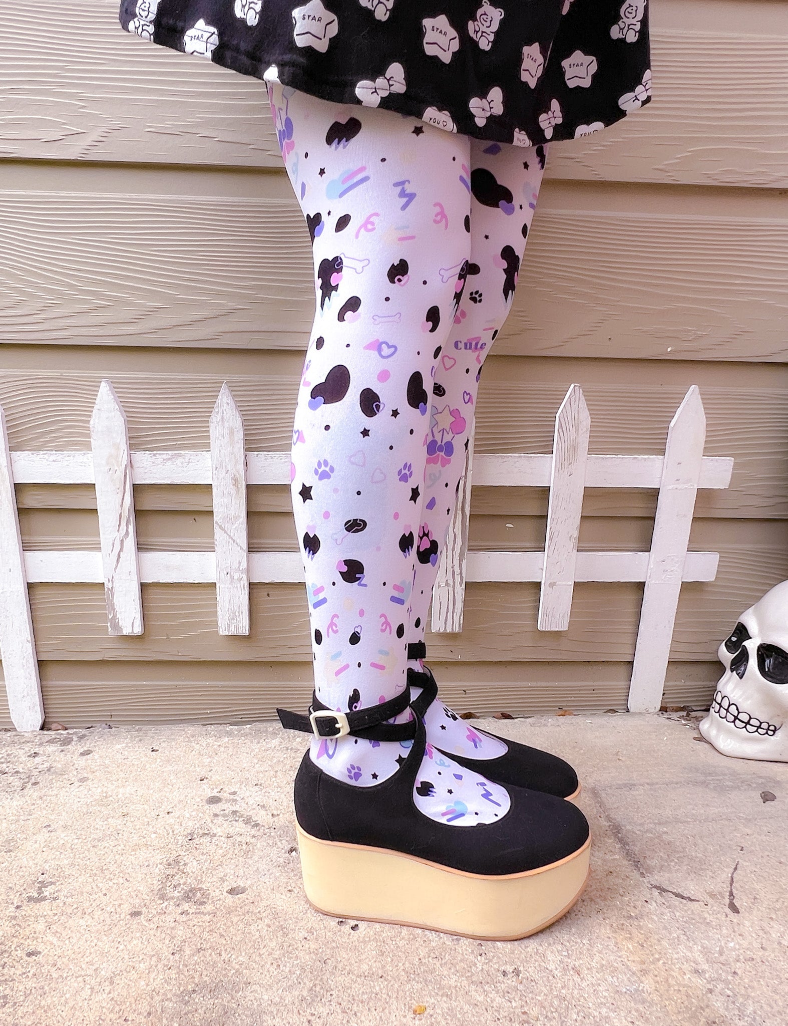 Dottie Dalmatian Unisex Tights