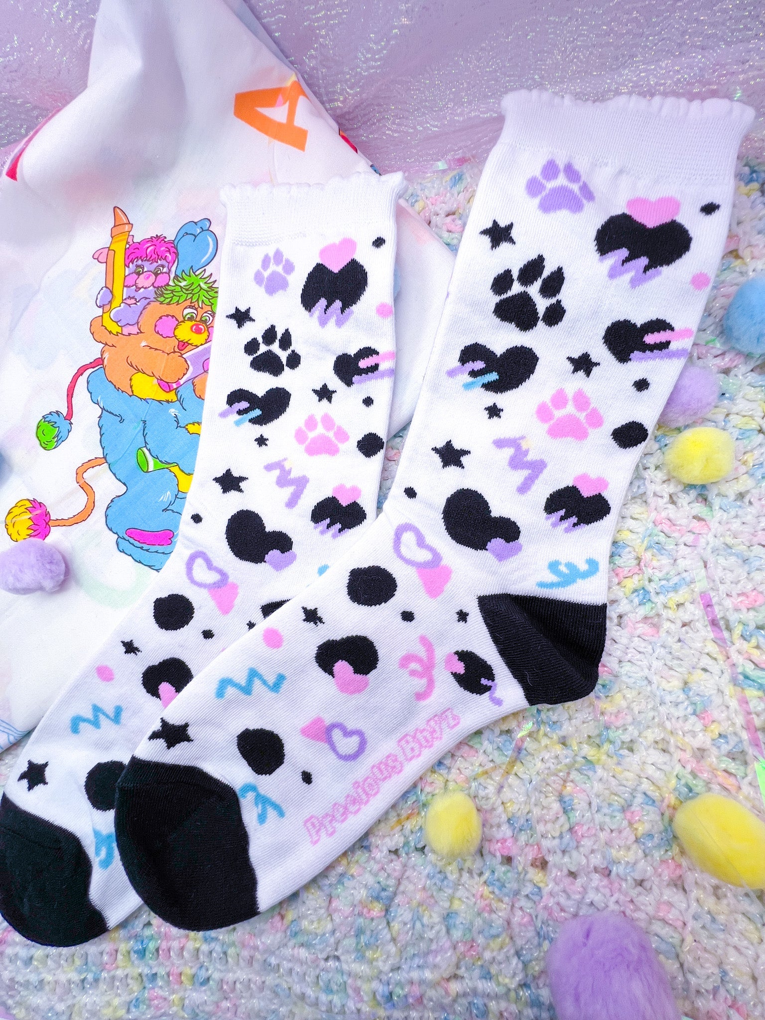 Dottie Dalmatian Crew Socks