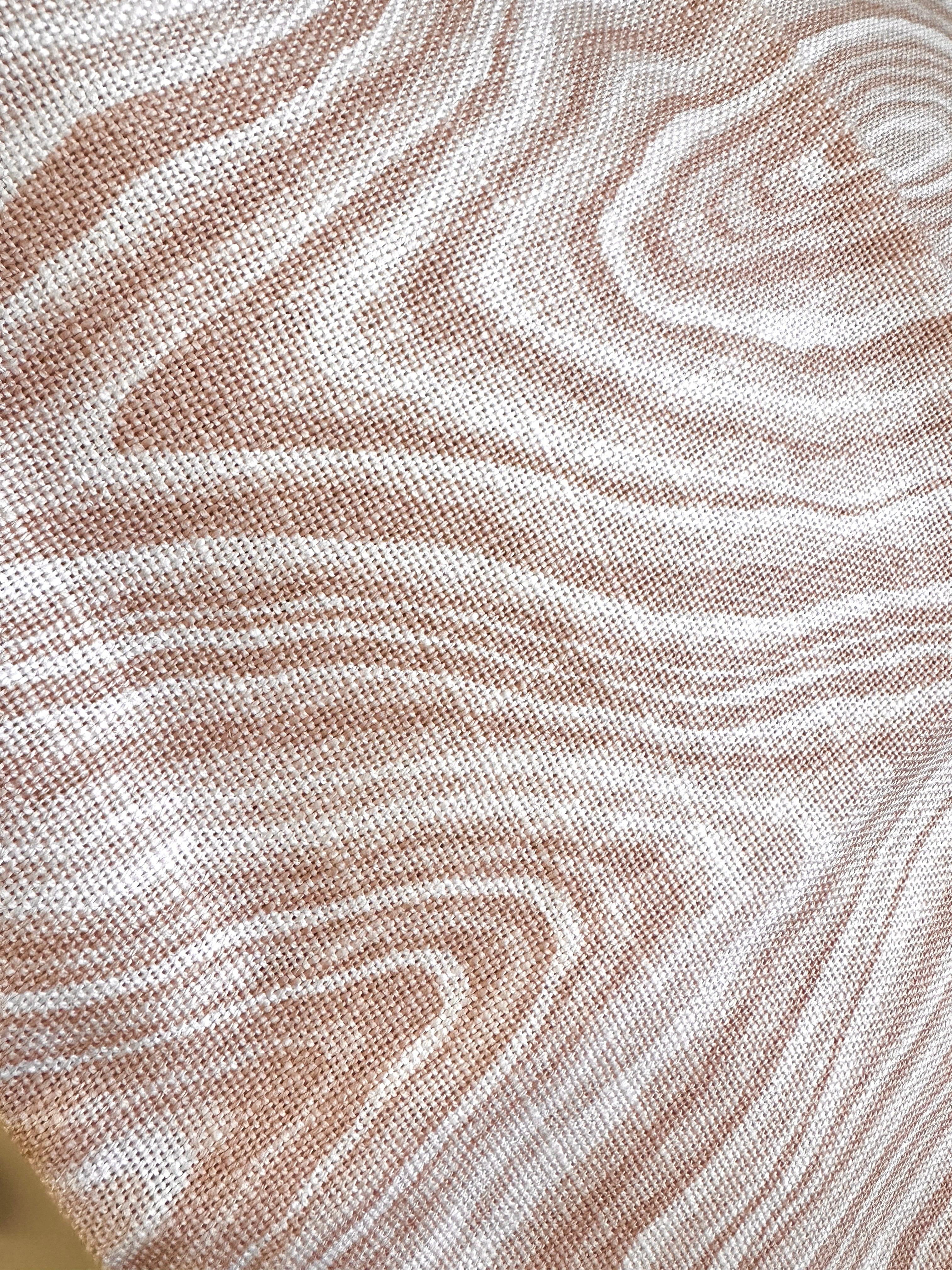 Agate Linen Pillow Cover - Blush