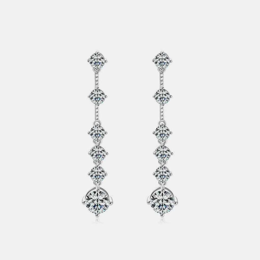 Trendsi just arrived - Luxurious Moissanite Silver Earrings