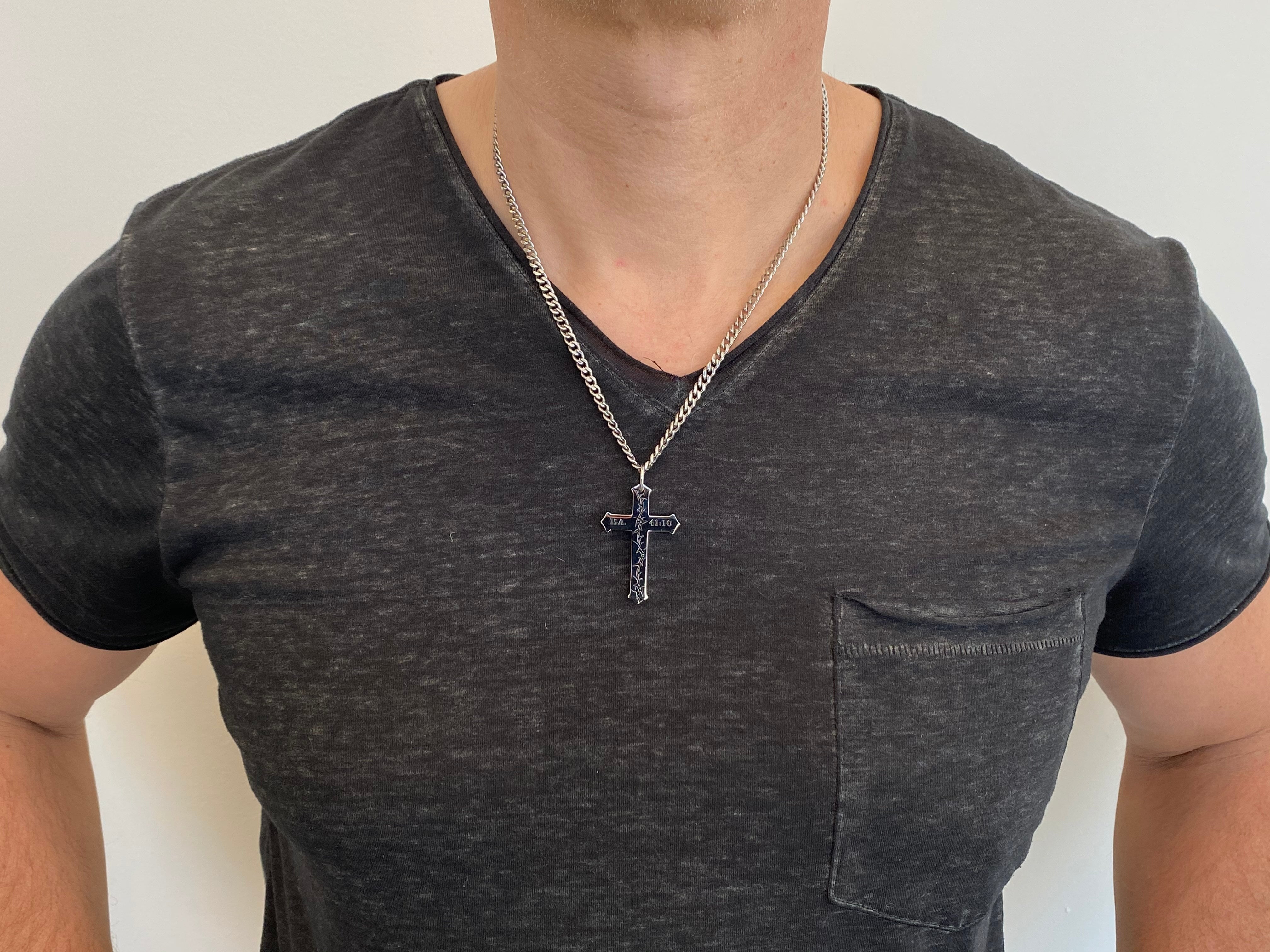 Crucified Cross Necklace