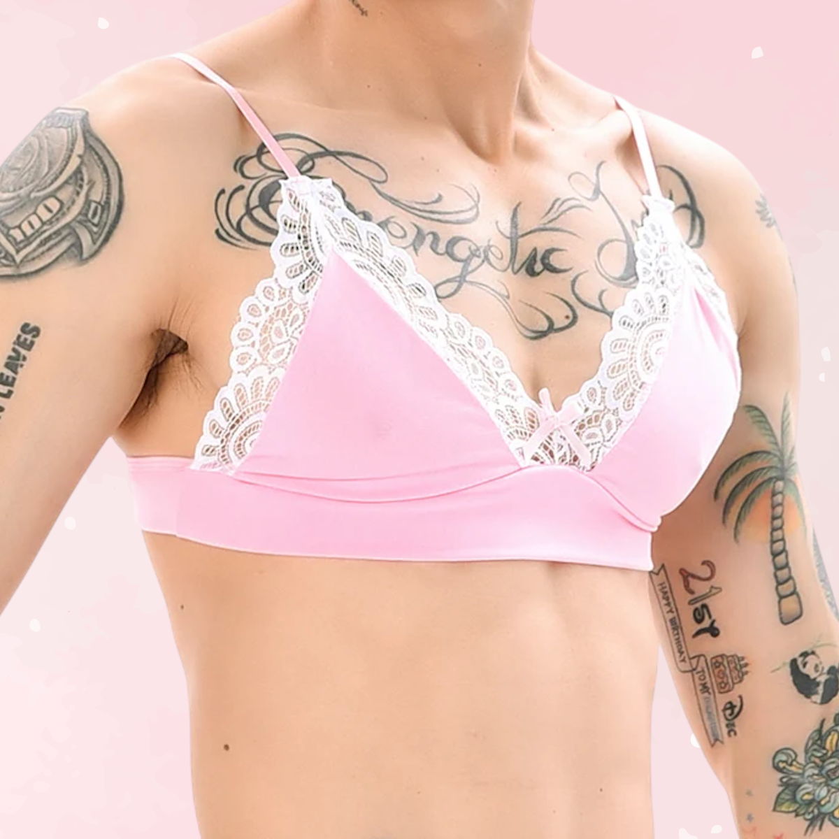 Men’s Sissy Lace Bra