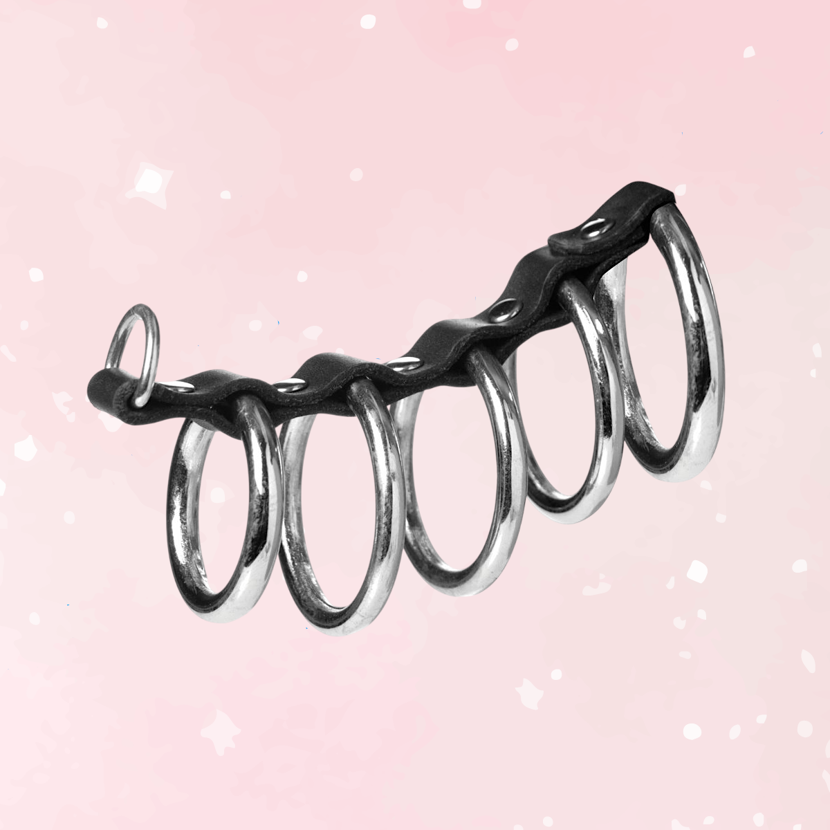 5 Ring Chastity Device