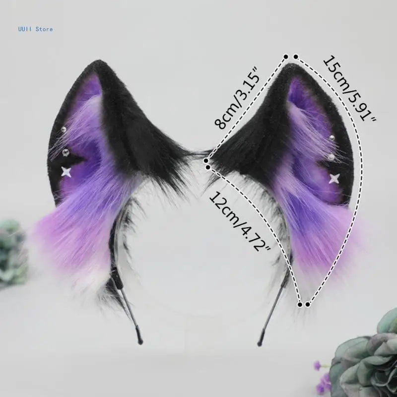 Midnight Mischief Petplay Ears Headband