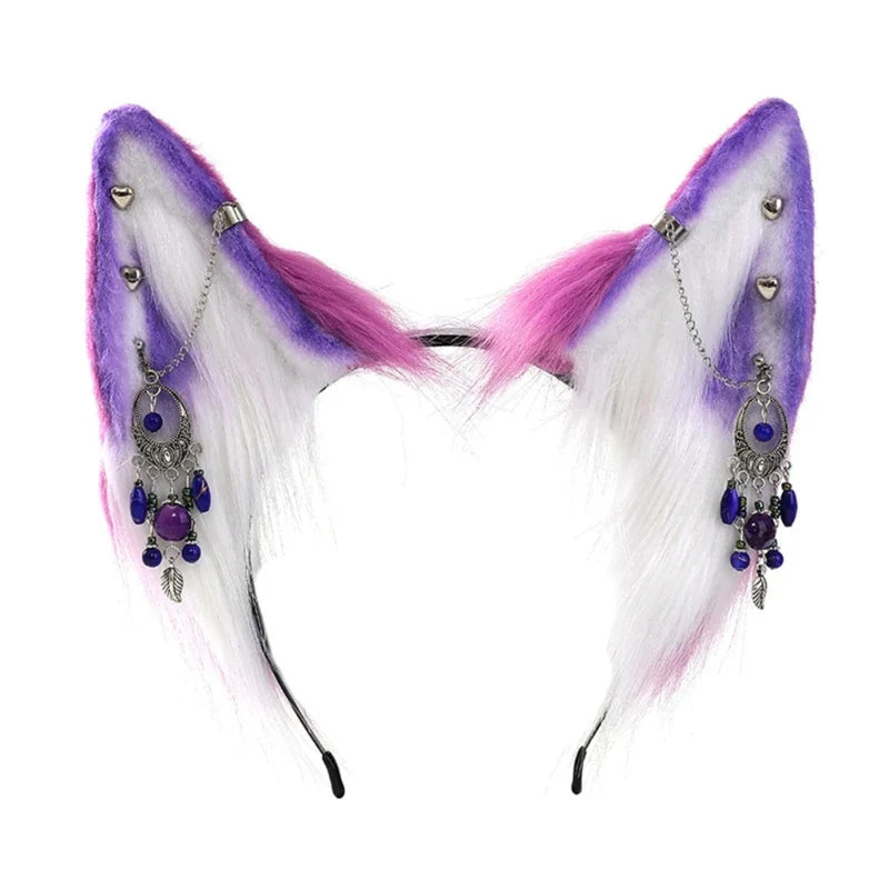 Decorative Fox Ears Headband (Colors)