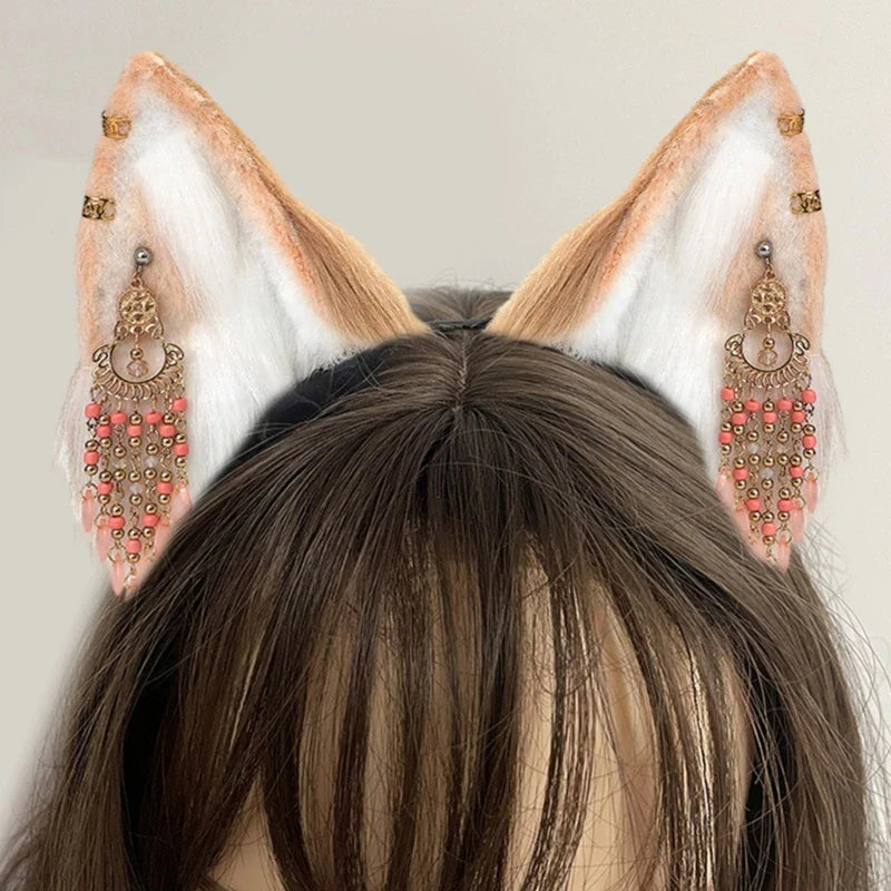 Decorative Fox Ears Headband (Colors)
