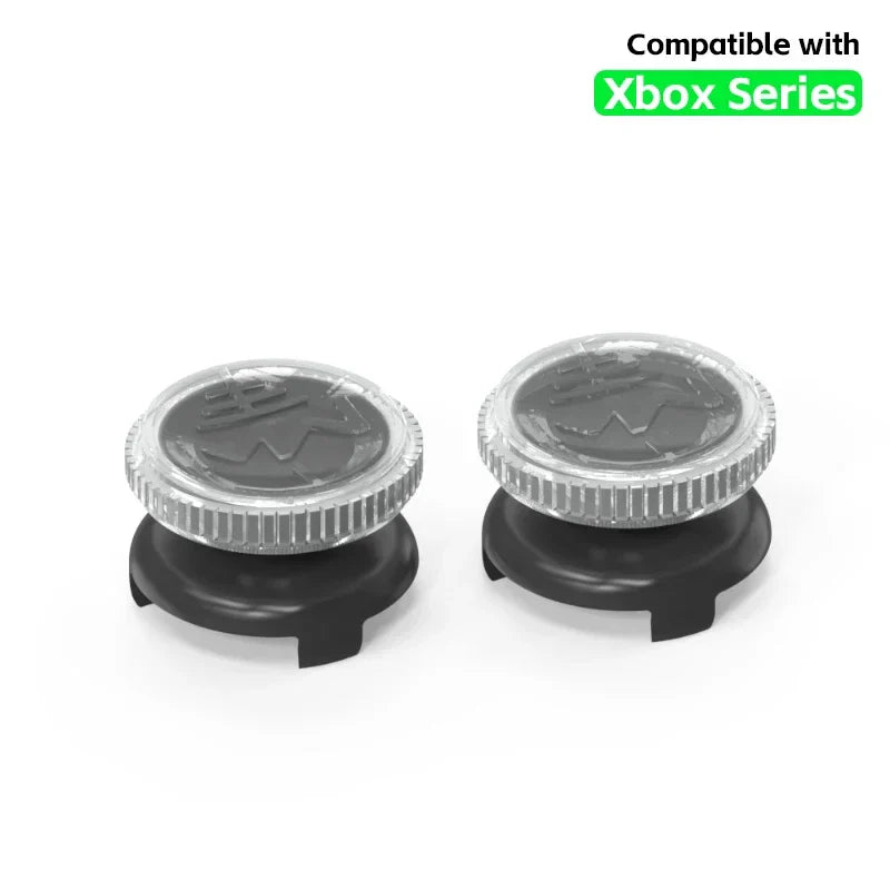 2-Pack Thumb Stick Grips with High/Low Caps for PS4/PS5/Xbox Controller Hand Grip Extenders