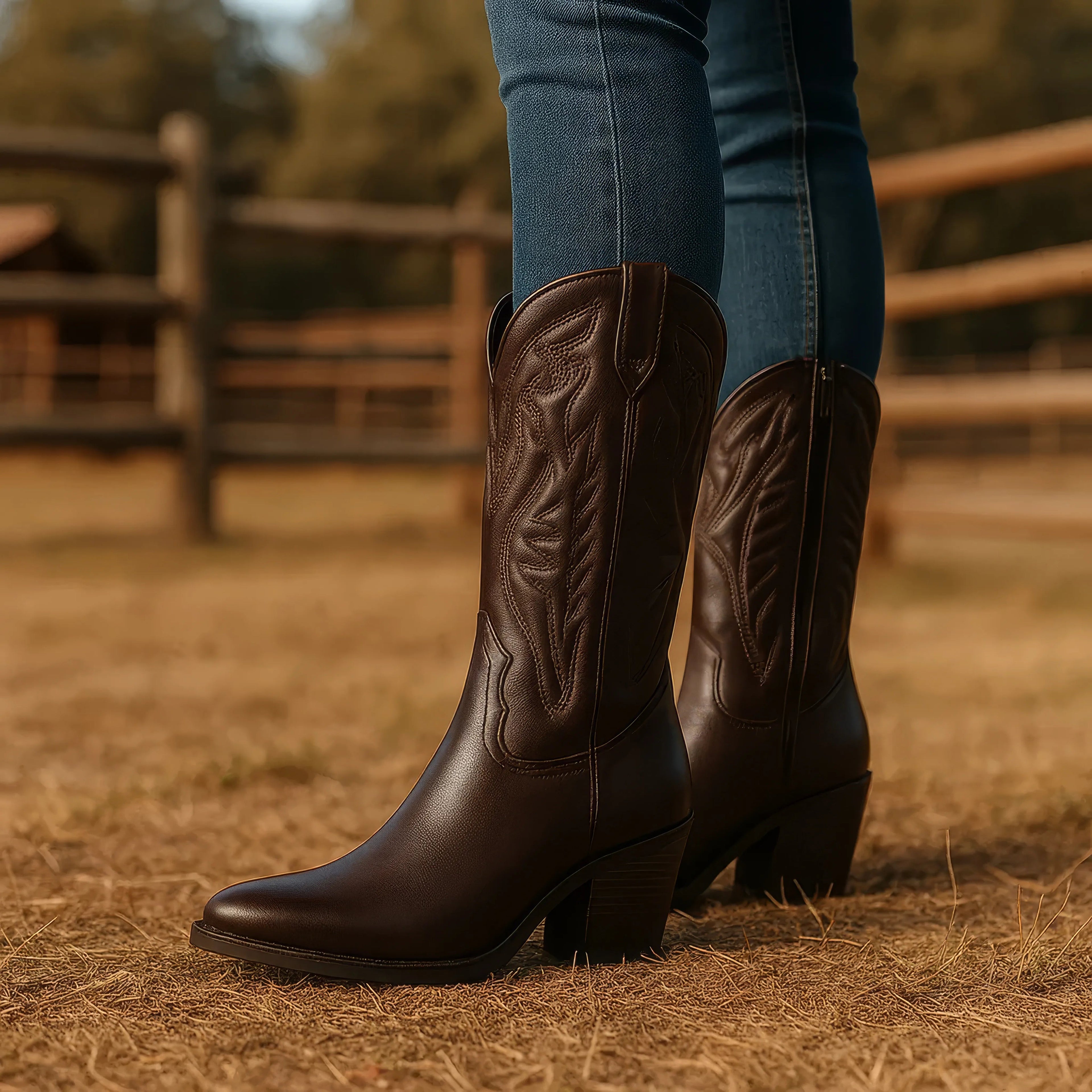 Women's Savannah Dark Brown Booties