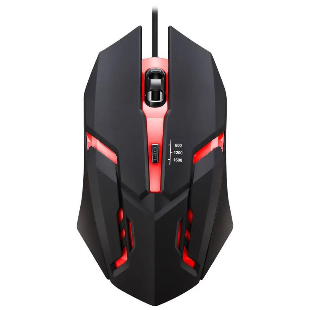 2025 Latest High-Quality Ergonomic Gaming Mouse for Desktop and Laptop Computers,4-Button USB RGB Backlit Mouse
